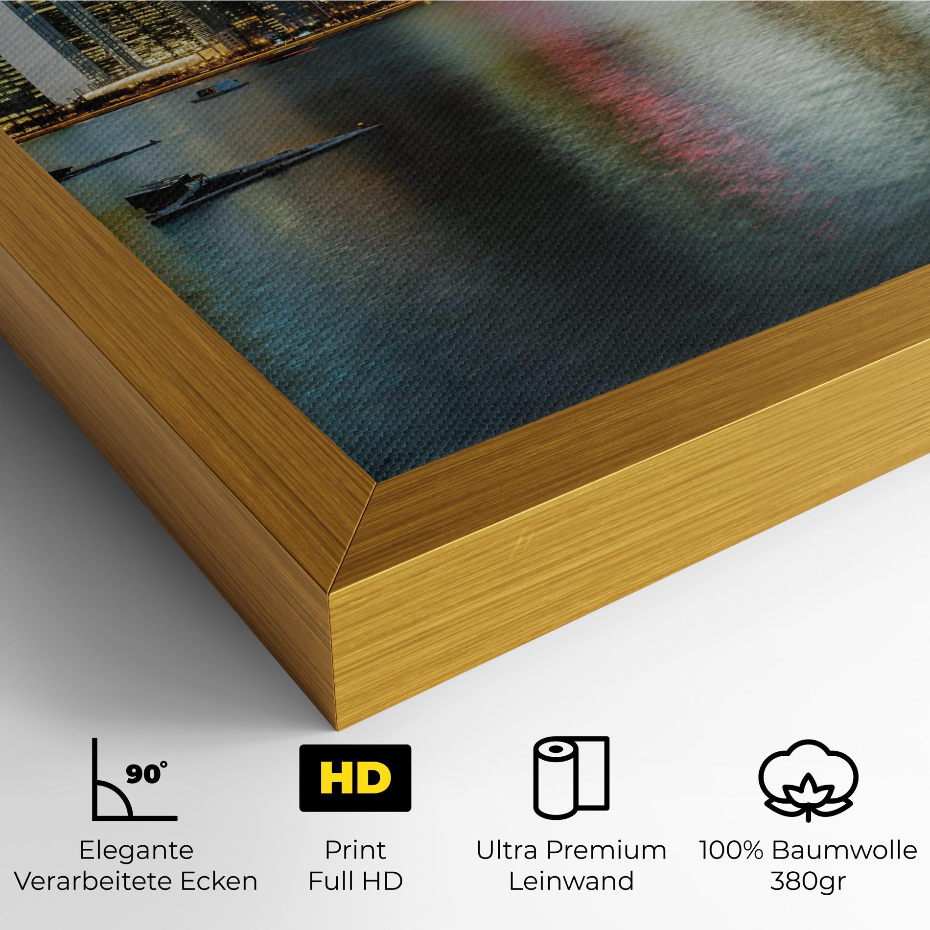 Leinwandbild Singapore Skyline mockup 4