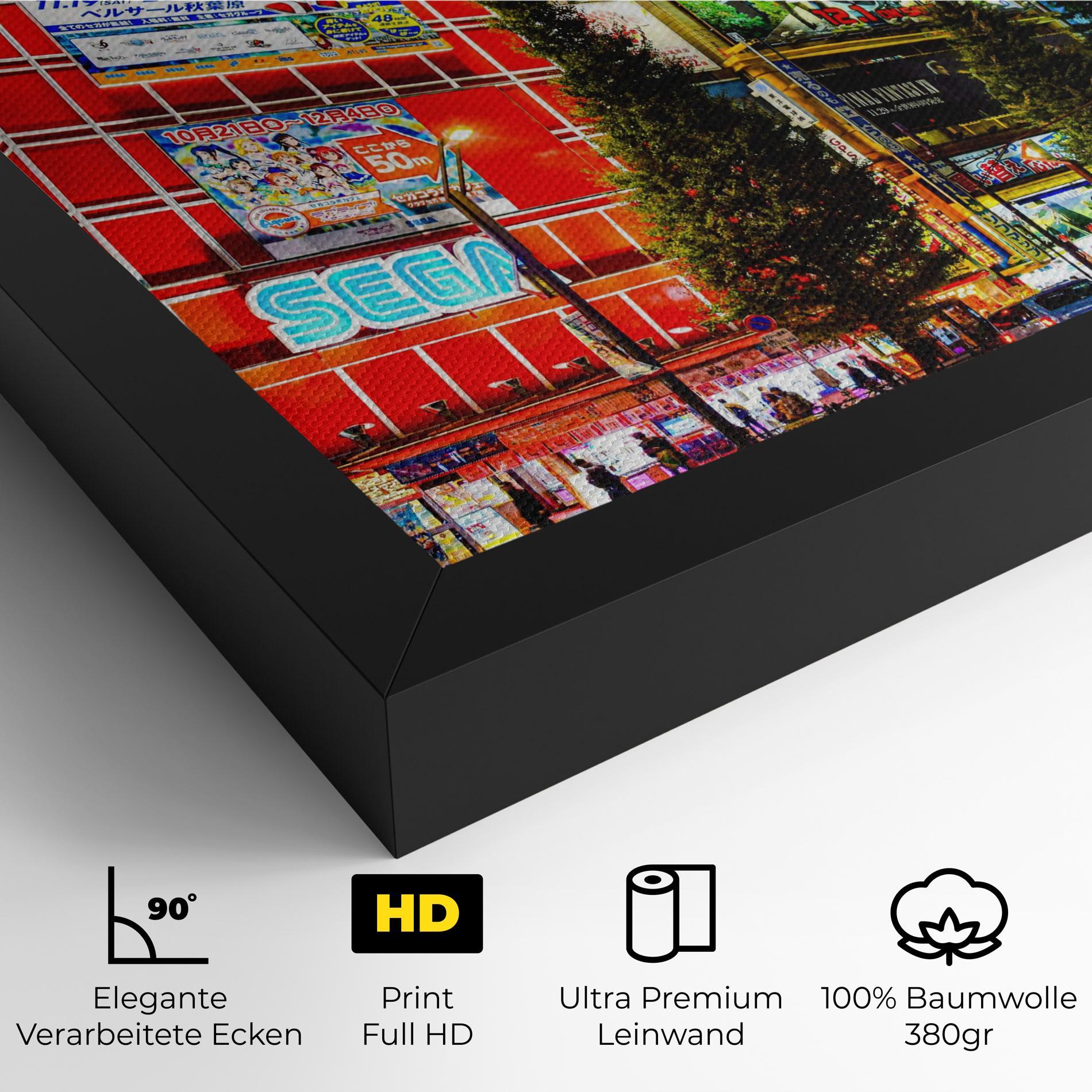 Leinwandbild Akihabara Night mockup 4