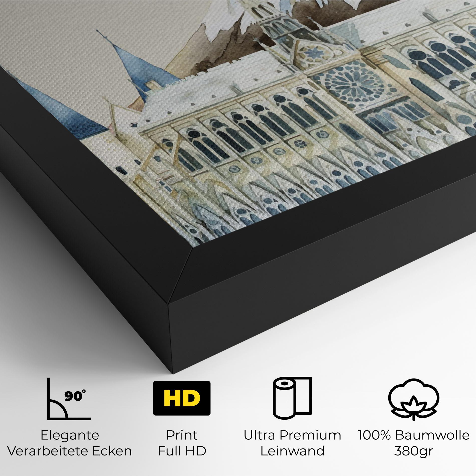 Leinwandbild City Mix mockup 4