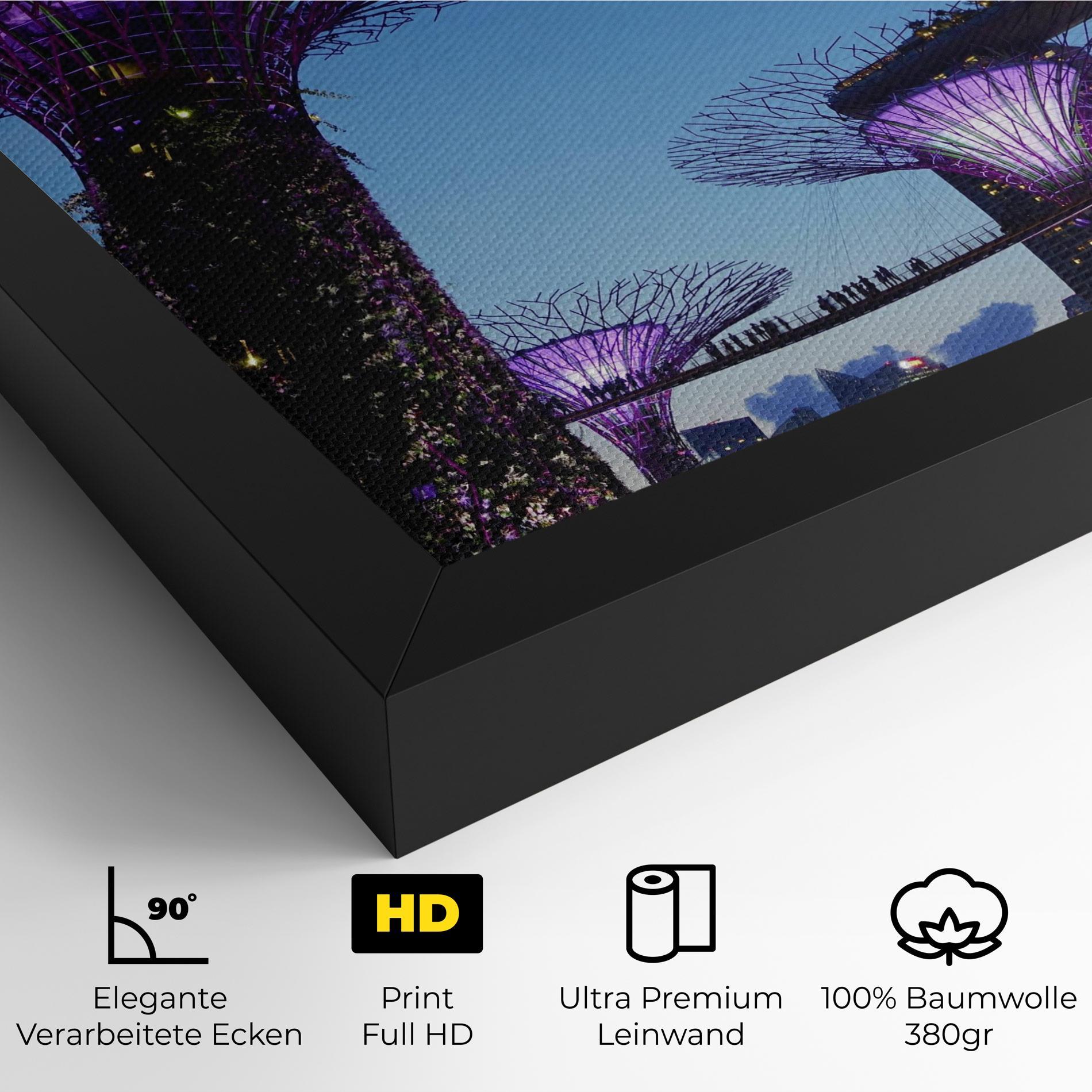 Leinwandbild Gardens By The Bay mockup 4