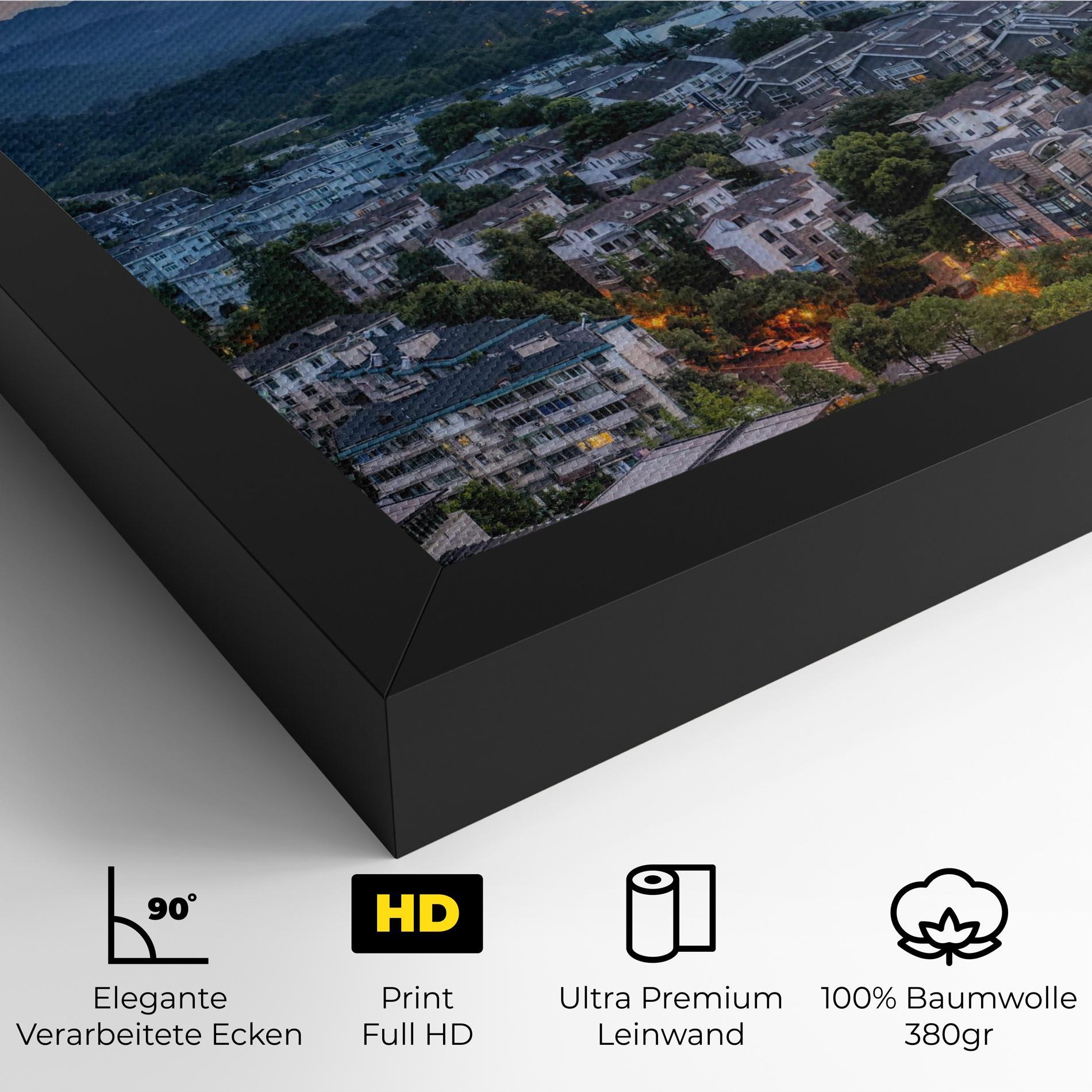 Leinwandbild Hangzhou China mockup 4