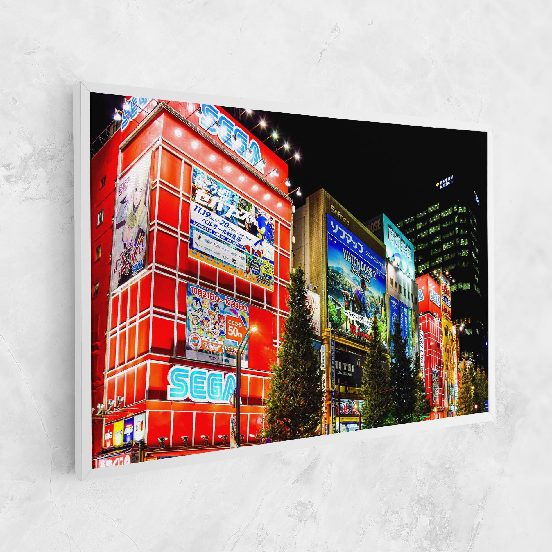 Leinwandbild Akihabara Night mockup 1