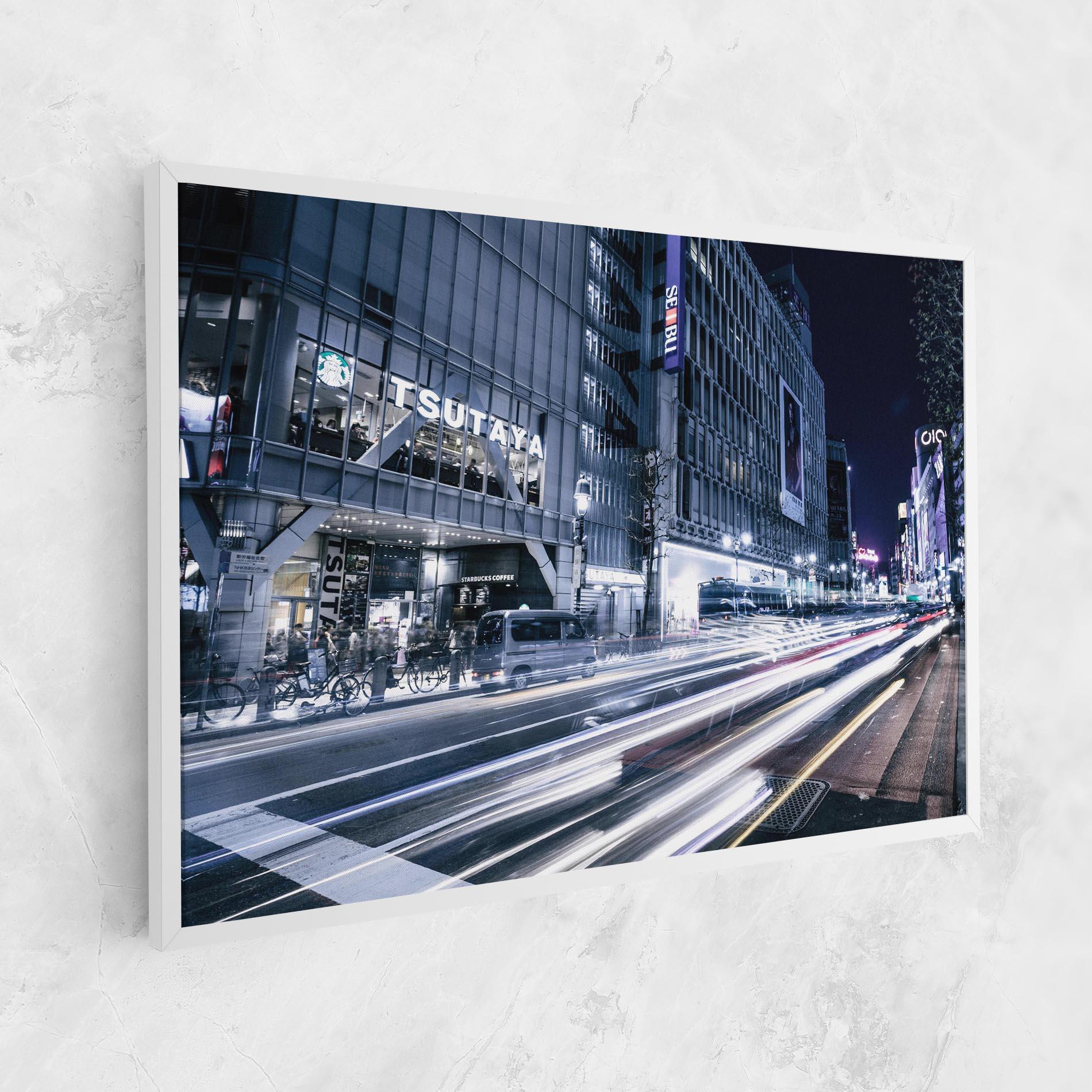 Leinwandbild Road Traffic mockup 1