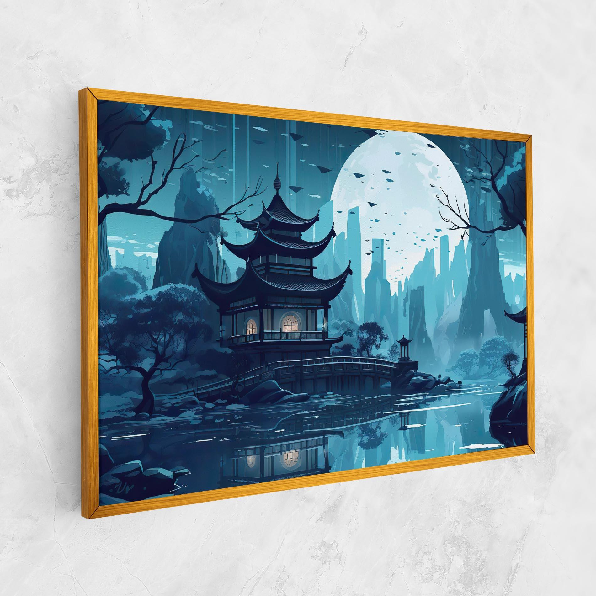 Leinwandbild Chinese Cartoon mockup 1