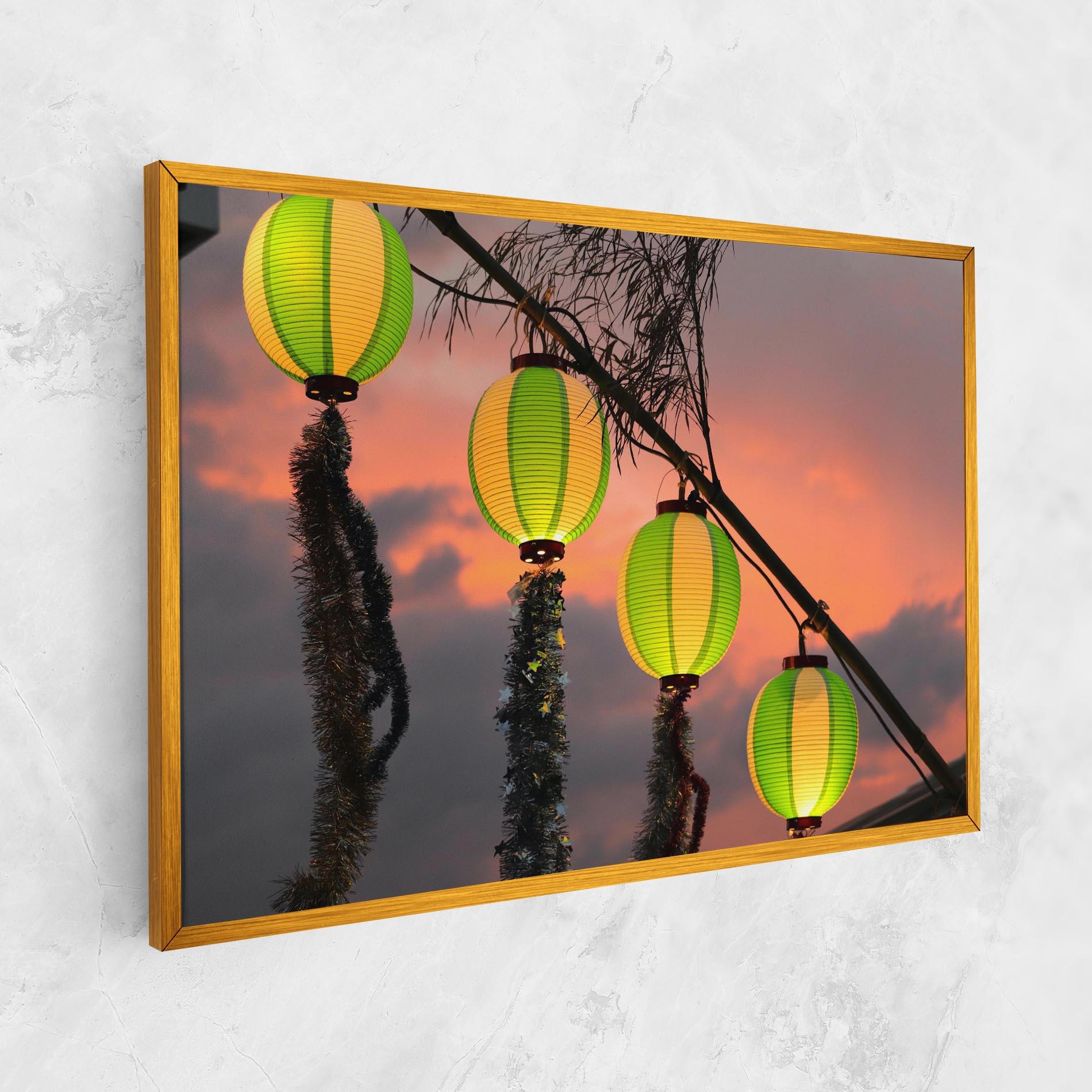 Leinwandbild Green Lights mockup 1