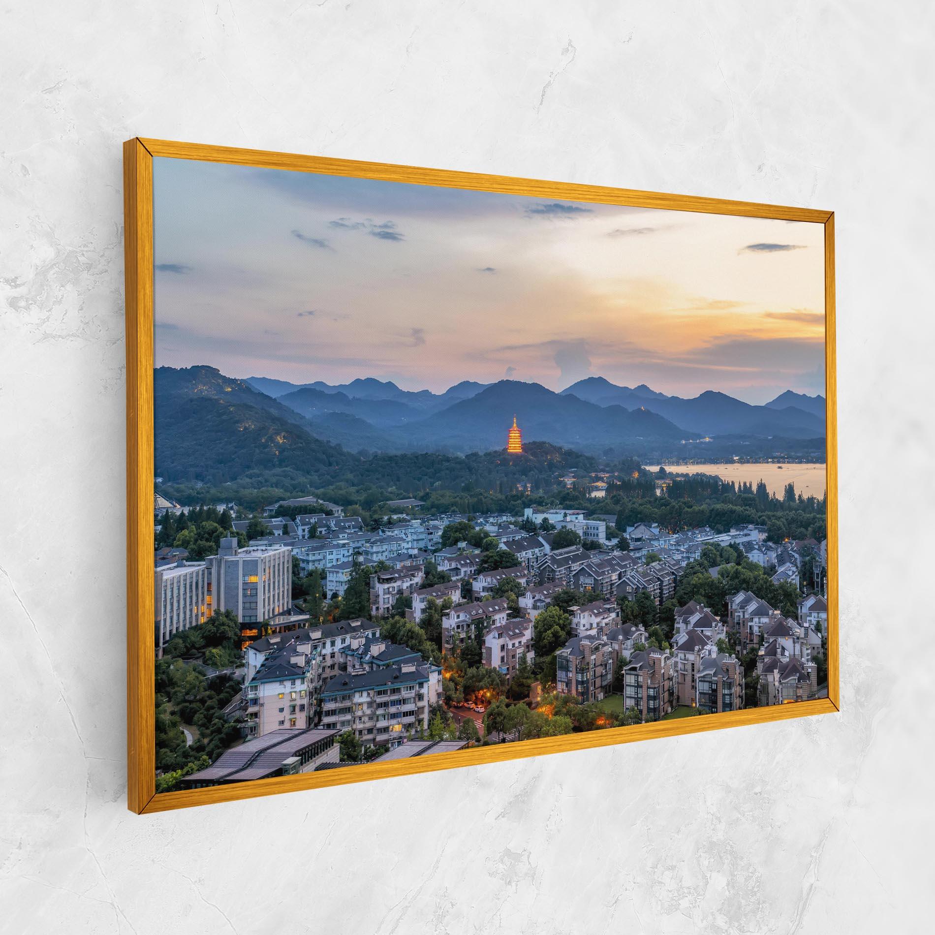 Leinwandbild Hangzhou China mockup 1