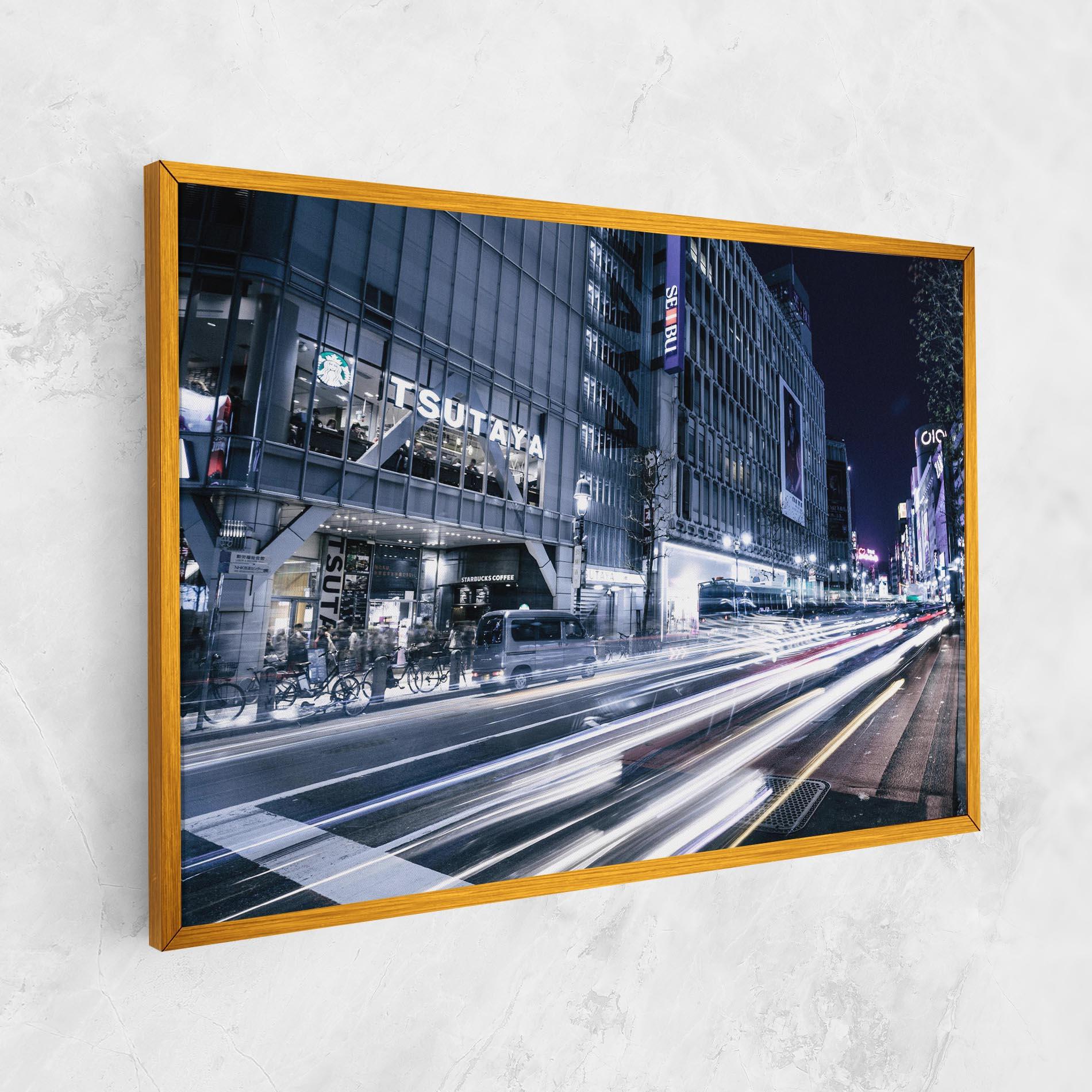 Leinwandbild Road Traffic mockup 1