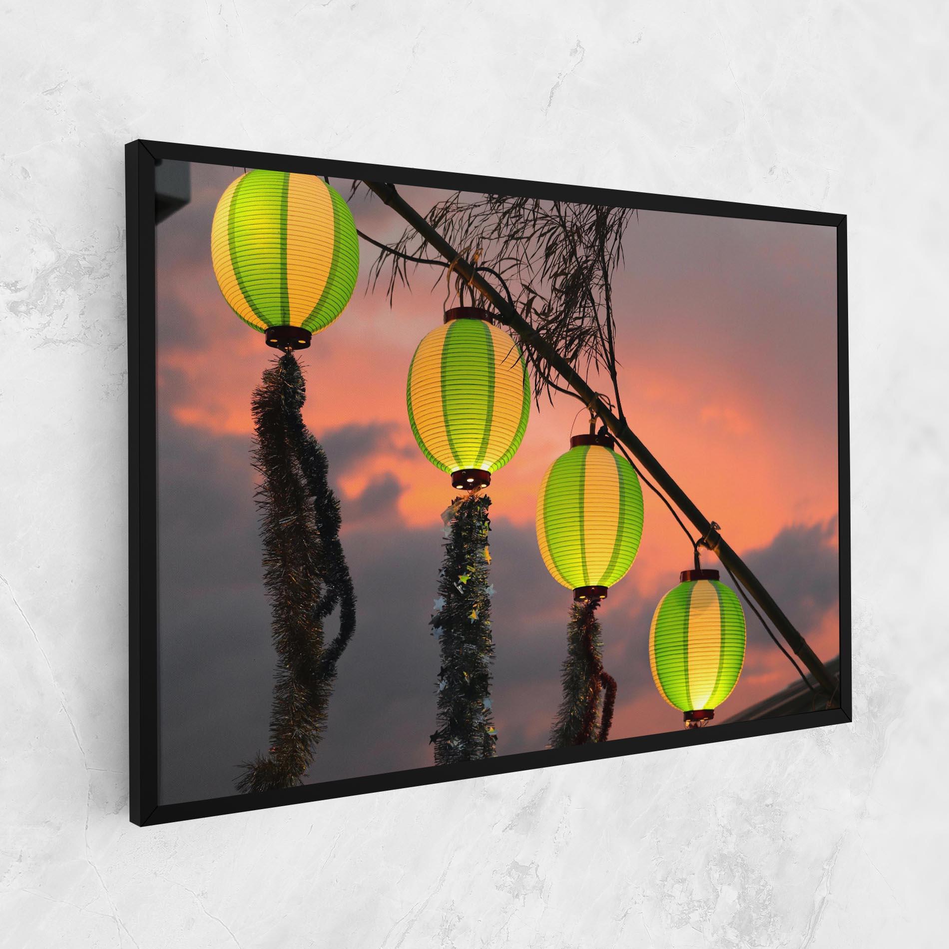 Leinwandbild Green Lights mockup 1