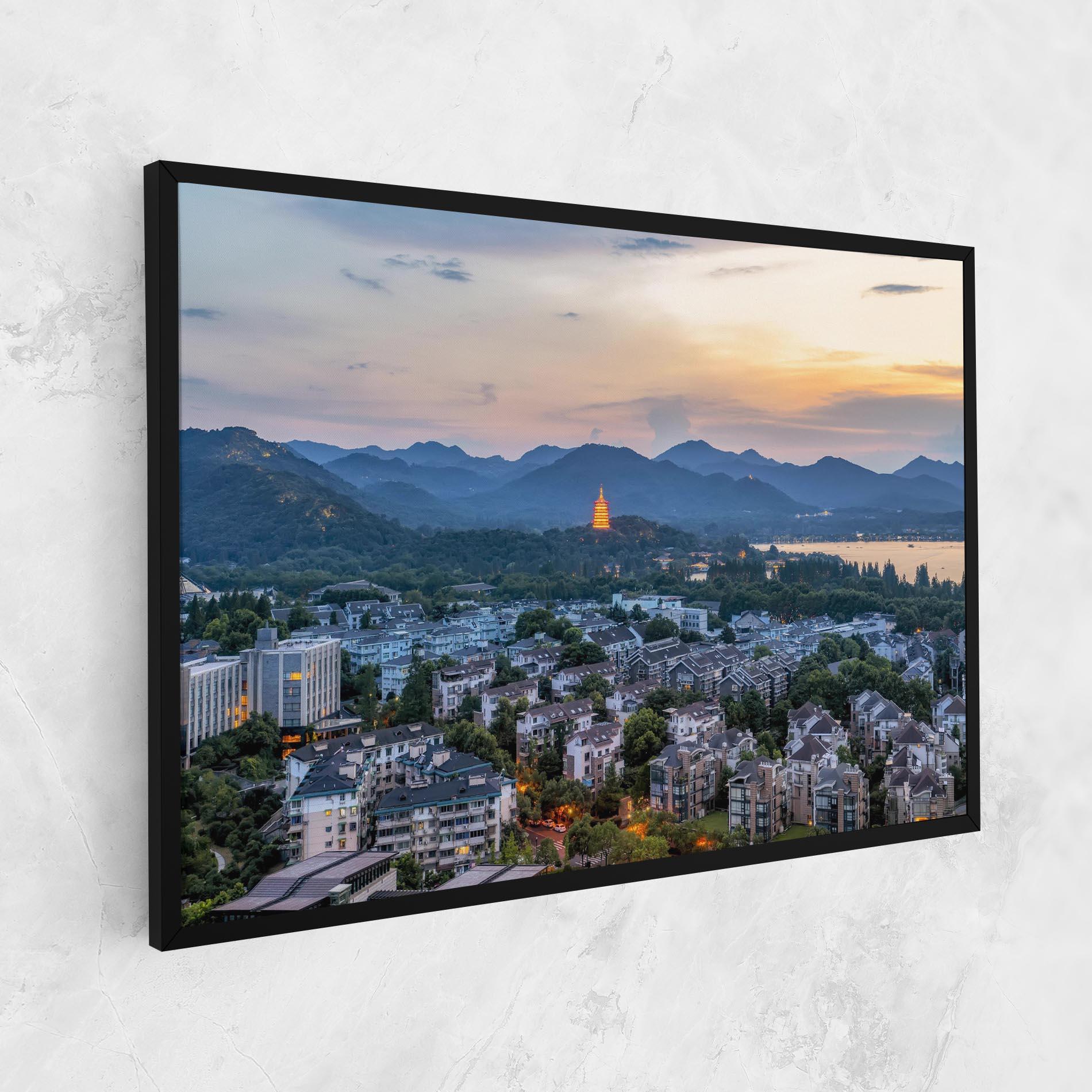 Leinwandbild Hangzhou China mockup 1