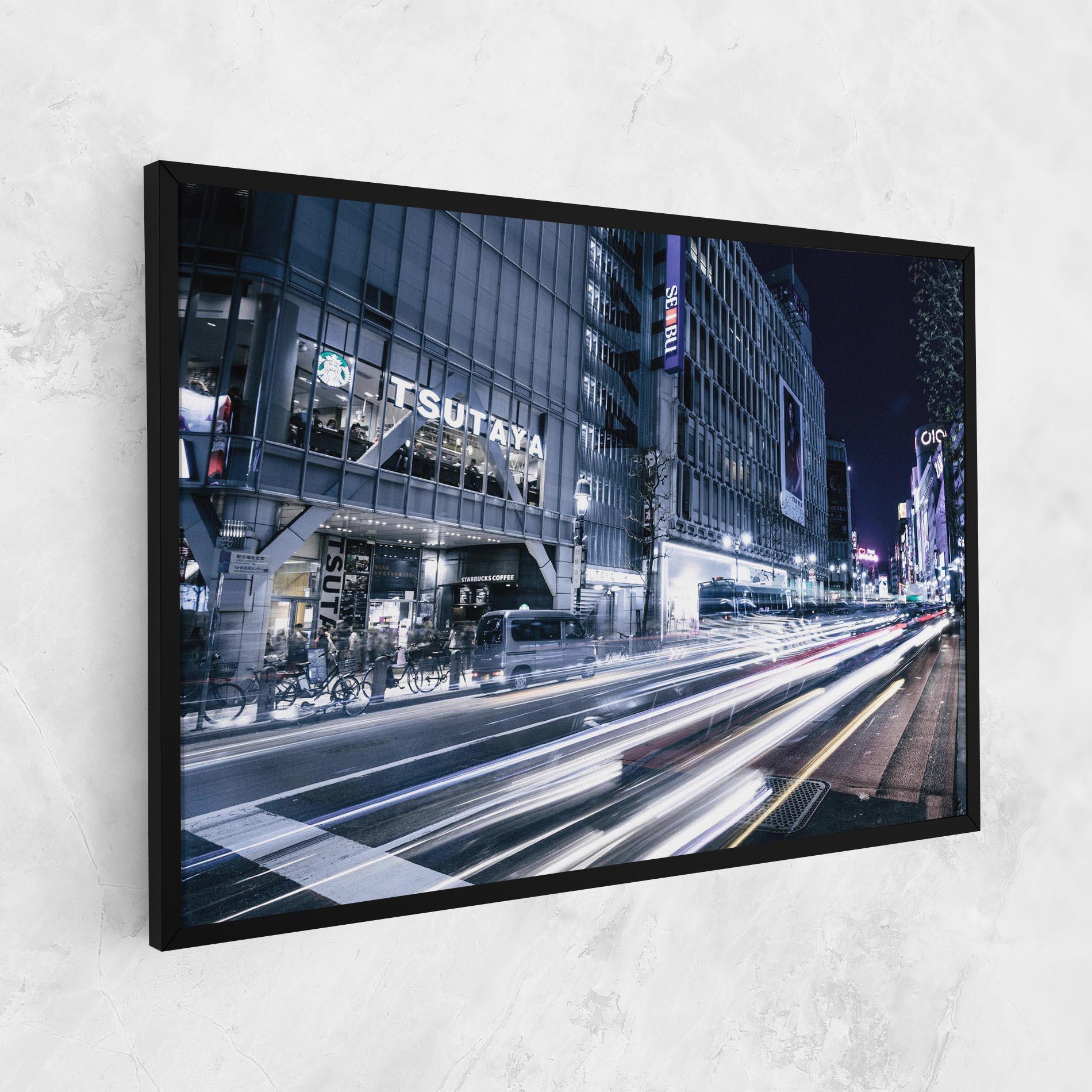 Leinwandbild Road Traffic mockup 1