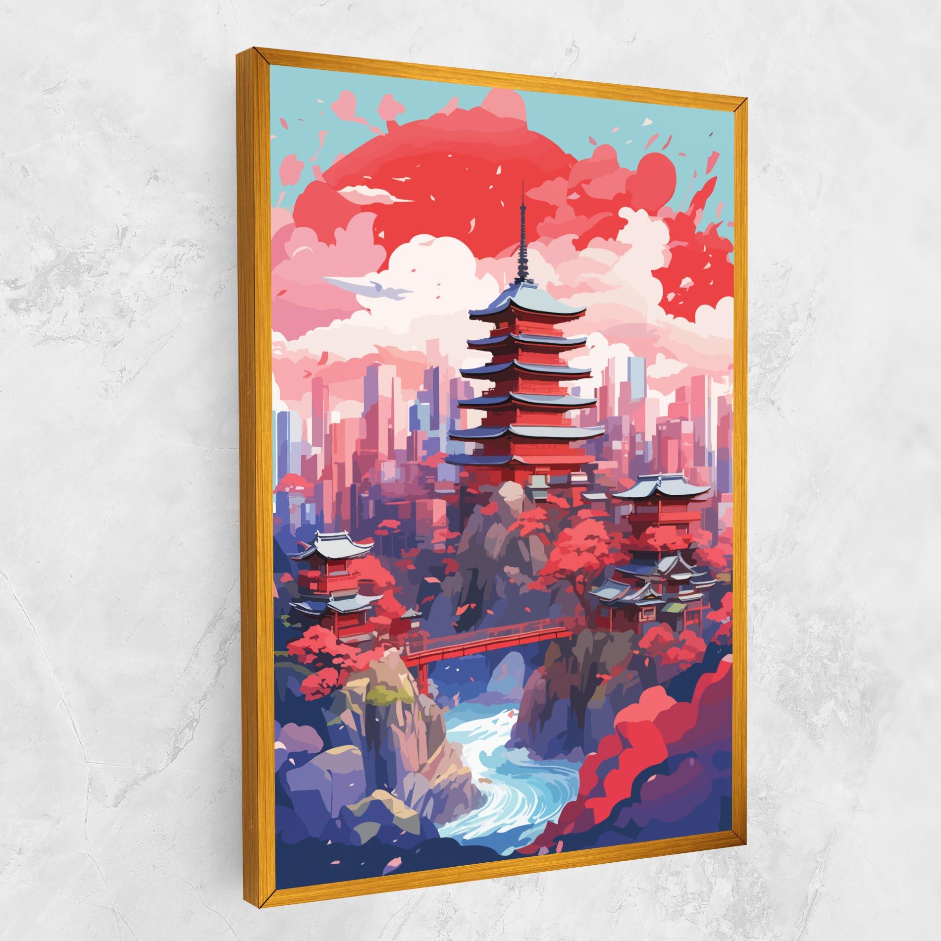 Leinwandbild City Style Art mockup 1