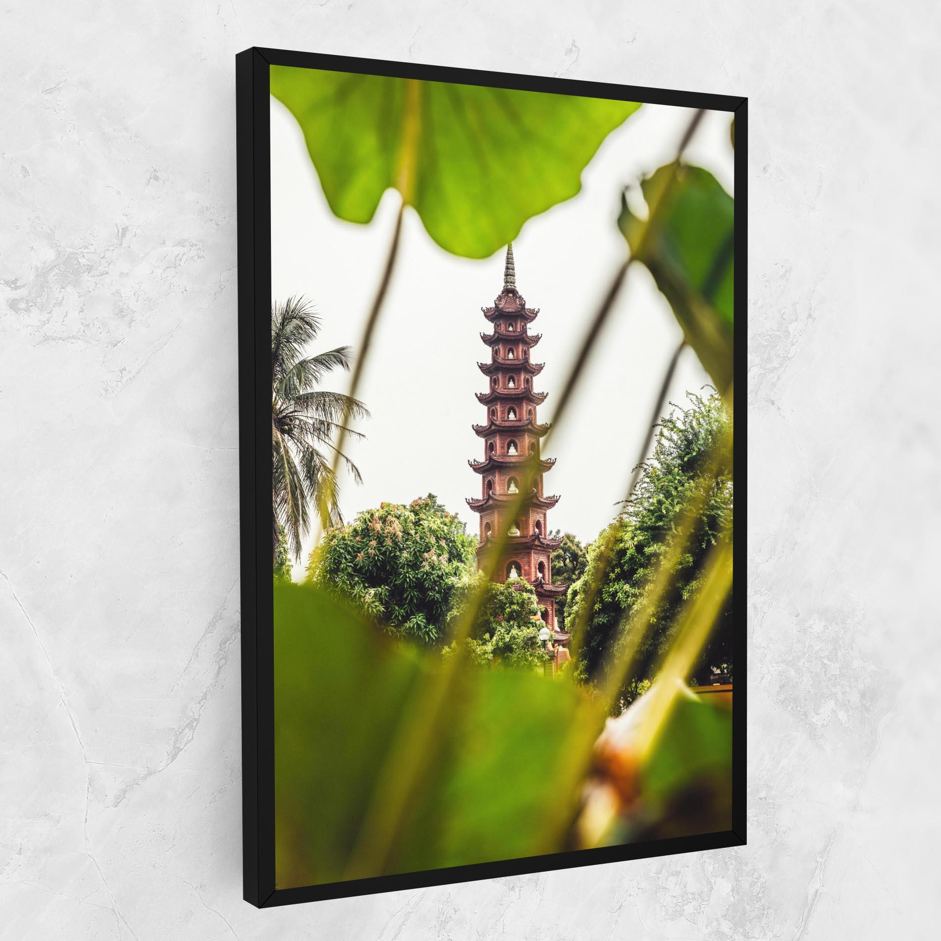 Leinwandbild Tran Quoc Pagoda mockup 1