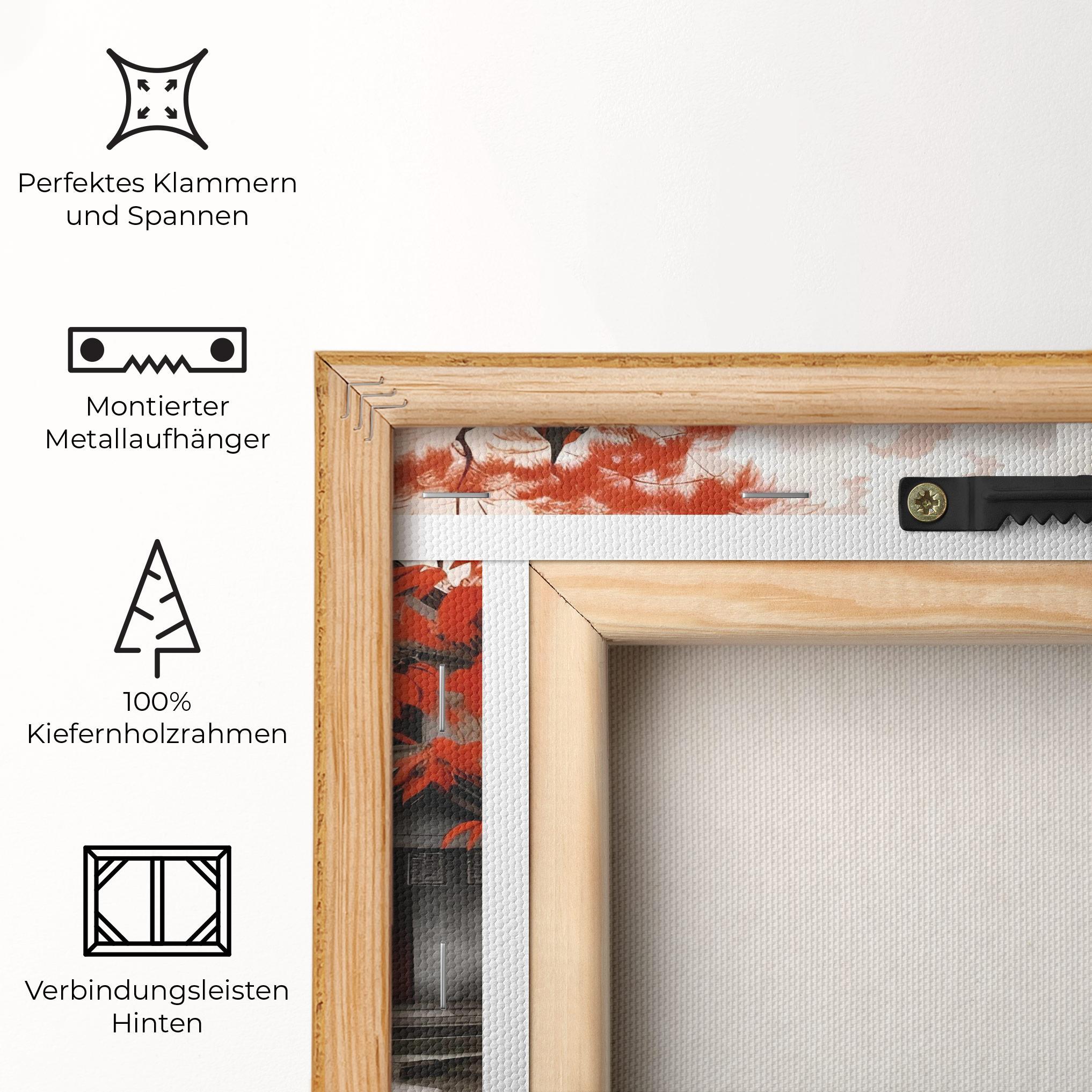 Leinwandbild Architecture Reflections mockup 5