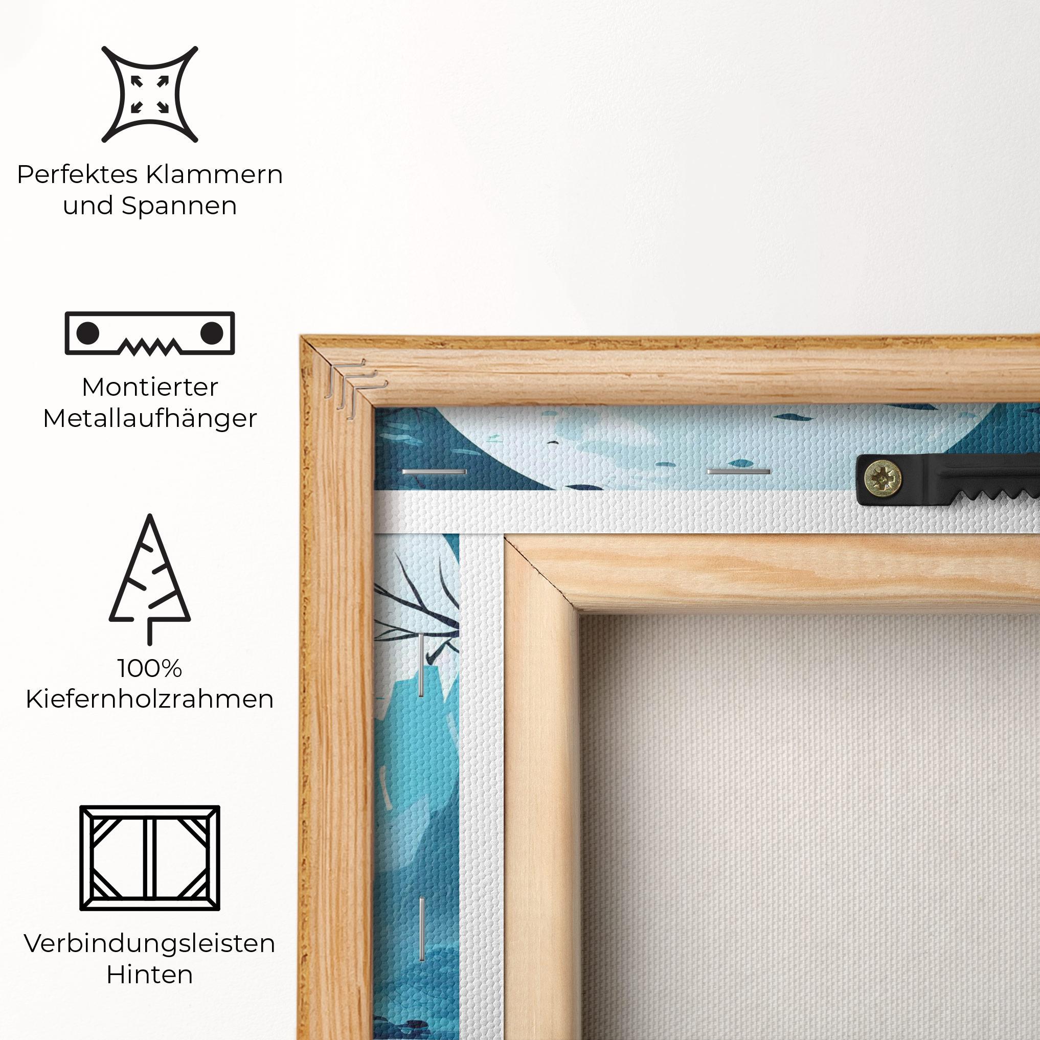 Leinwandbild Chinese Cartoon mockup 5