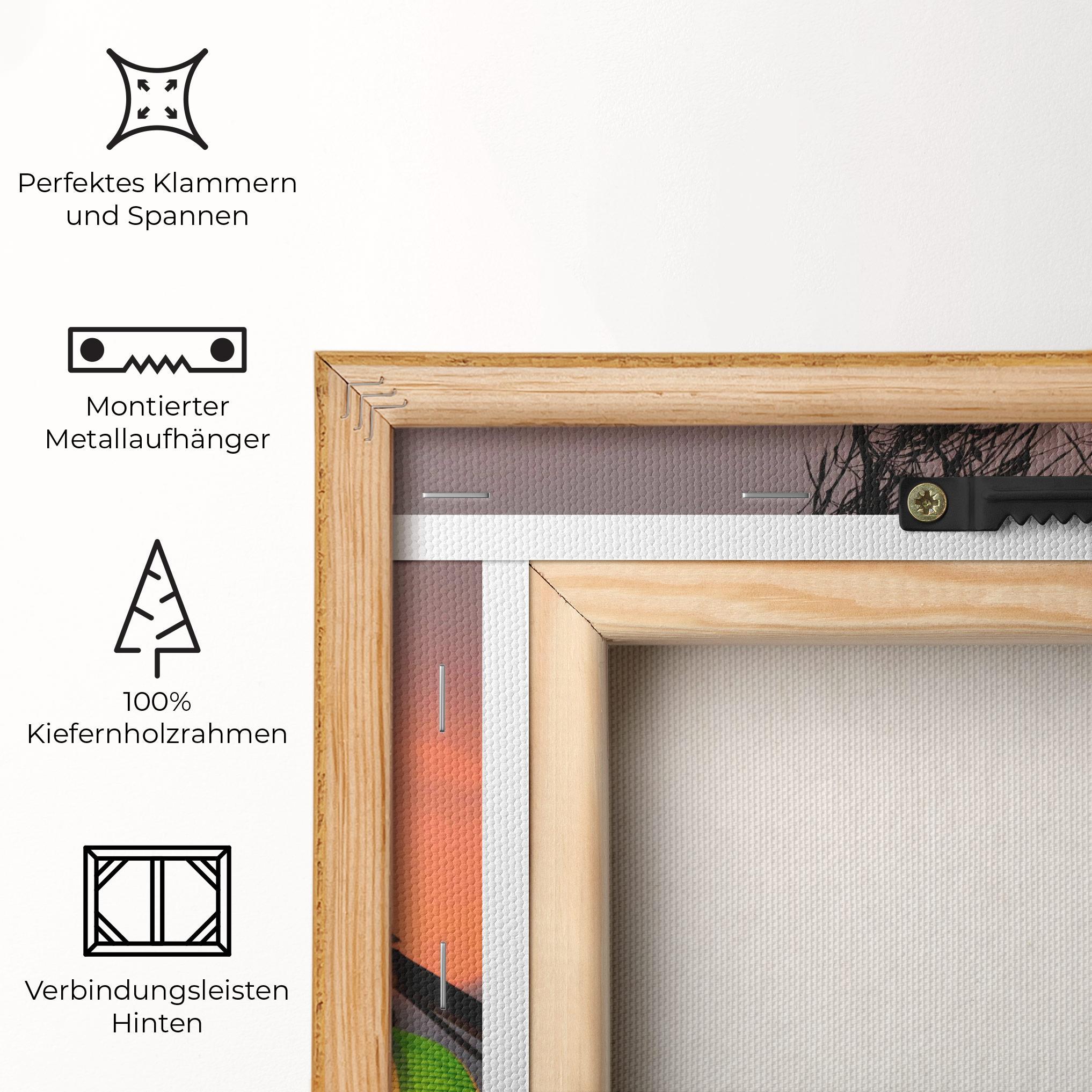 Leinwandbild Green Lights mockup 5