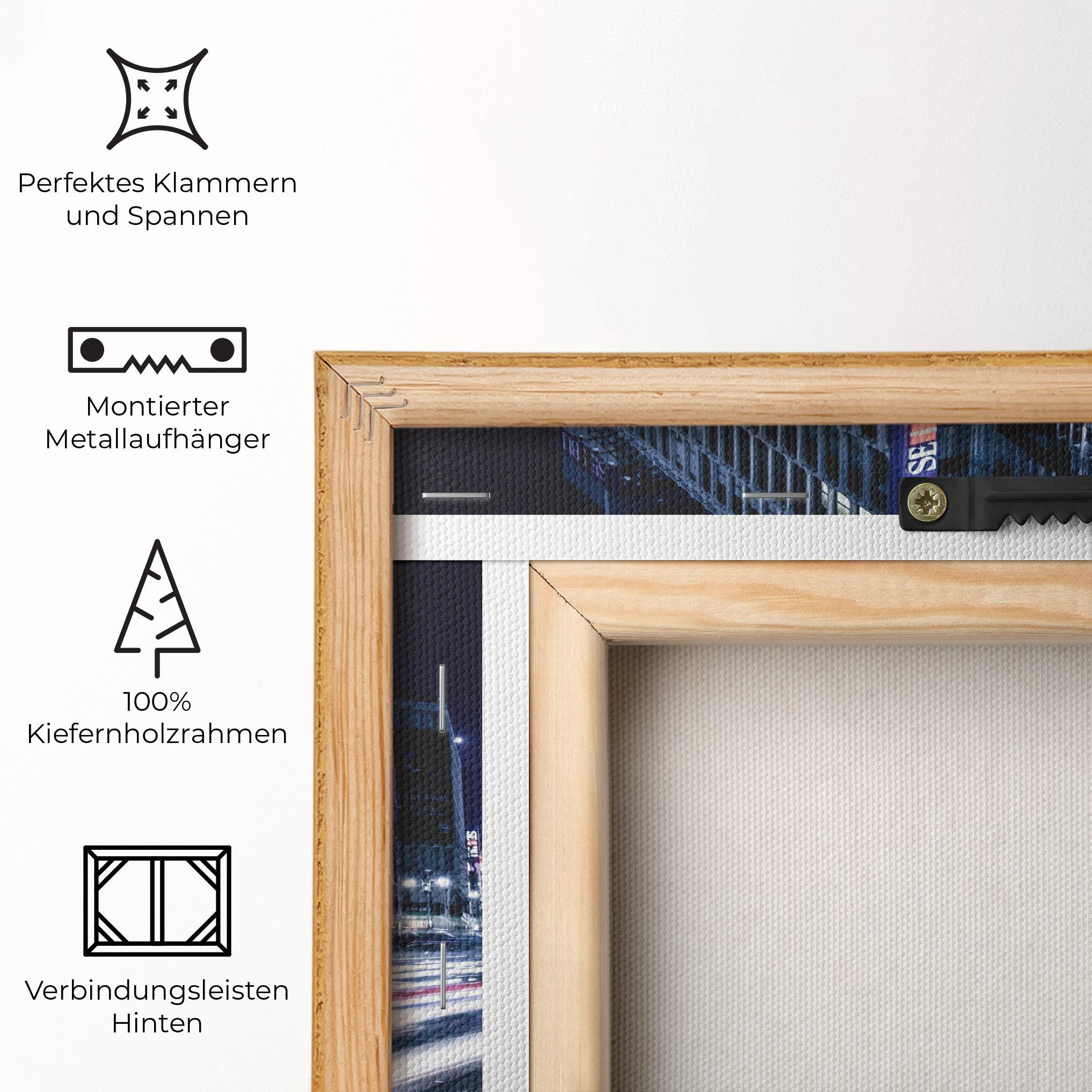 Leinwandbild Road Traffic mockup 5