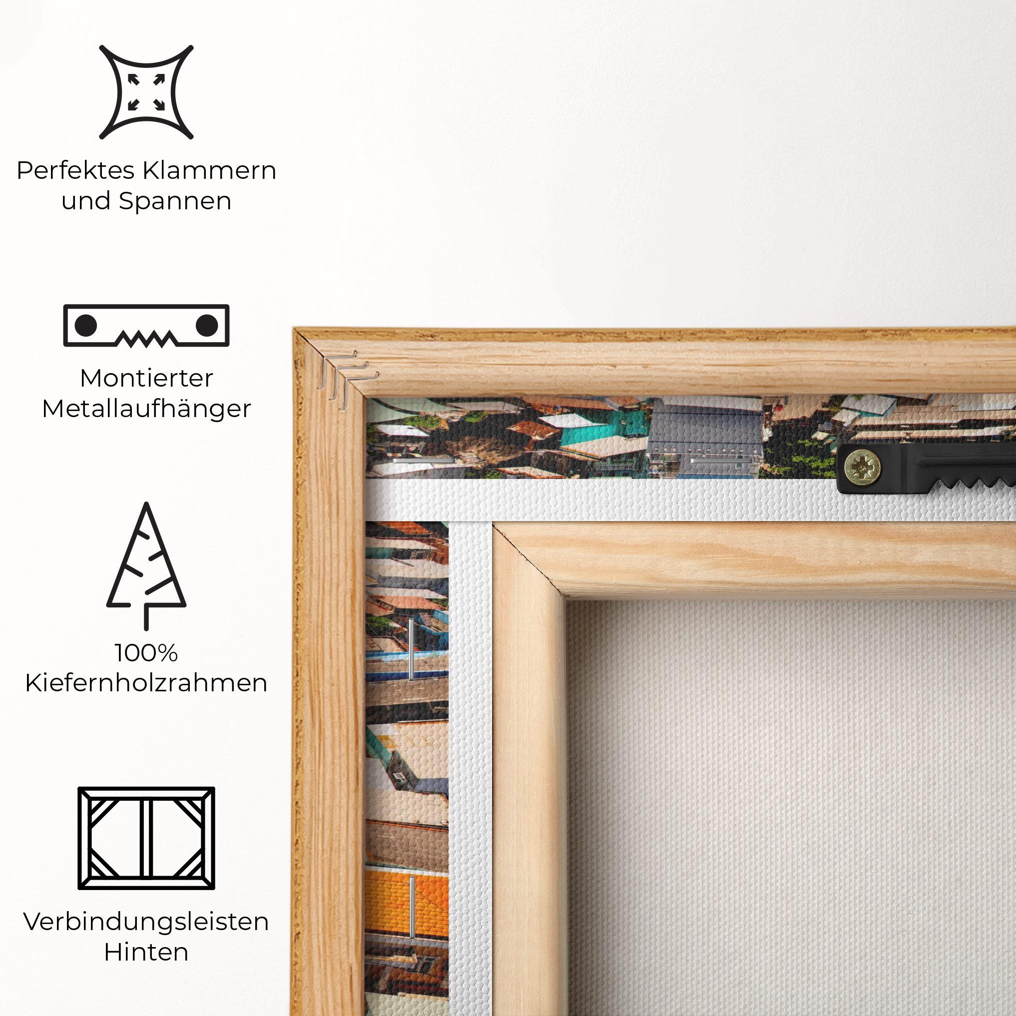 Leinwandbild Vietnam Slums mockup 5