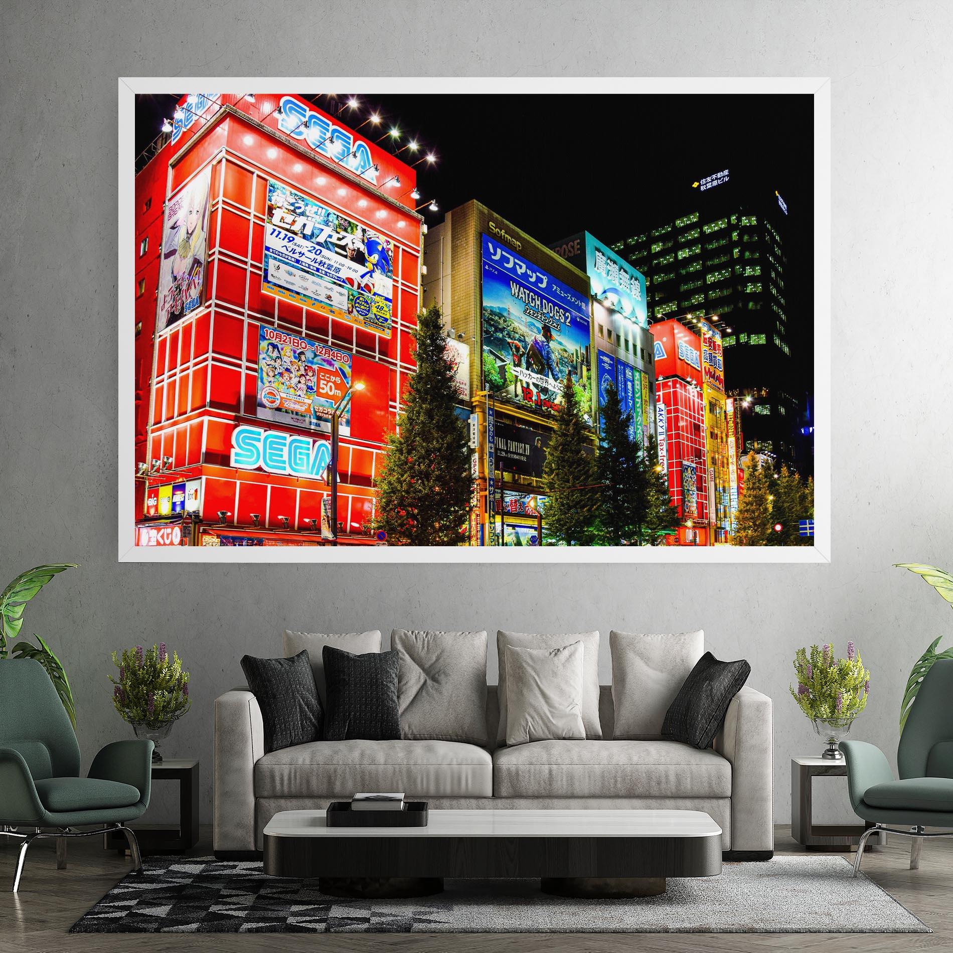 Leinwandbild Akihabara Night mockup 7