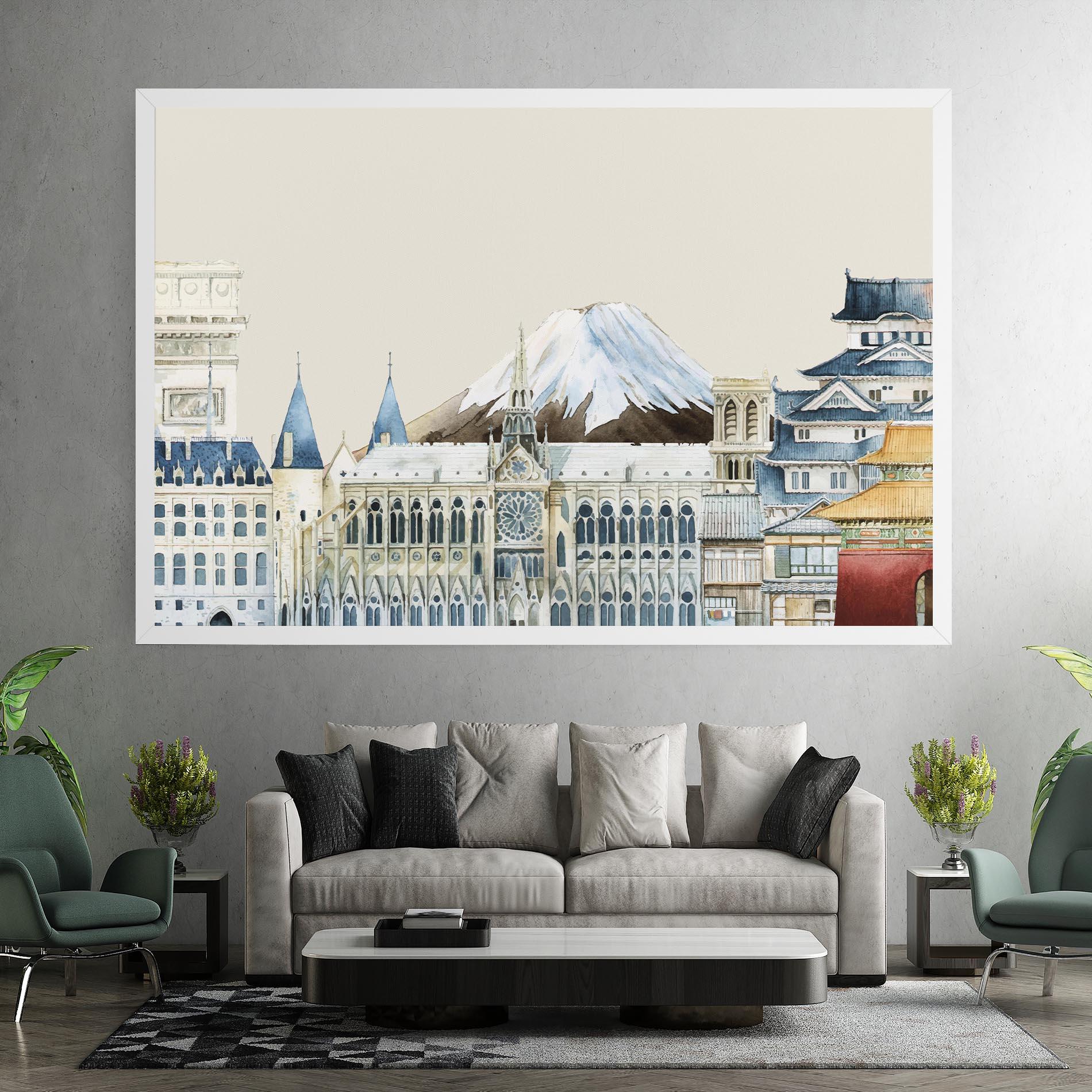 Leinwandbild City Mix mockup 7