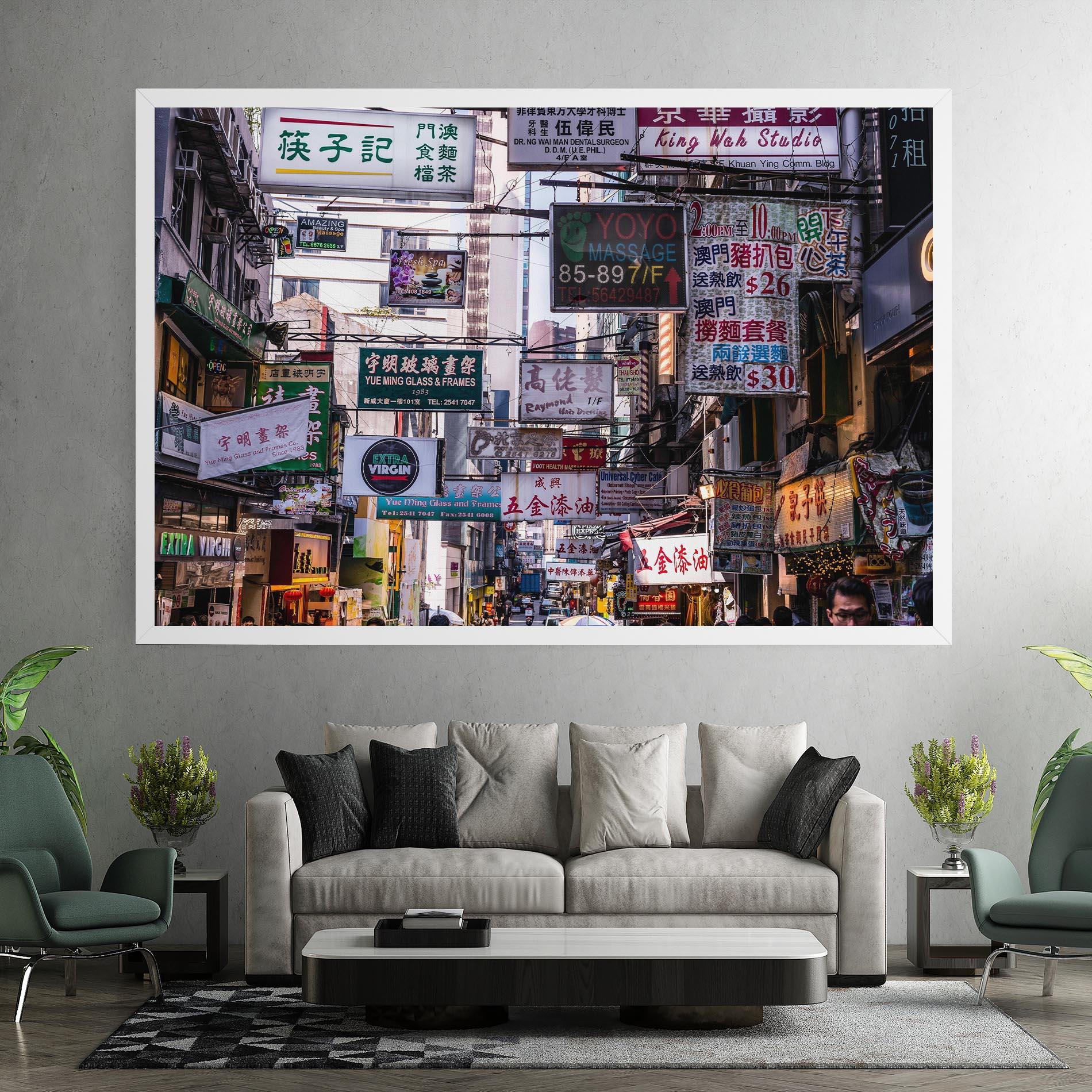 Leinwandbild Mong Kok mockup 7