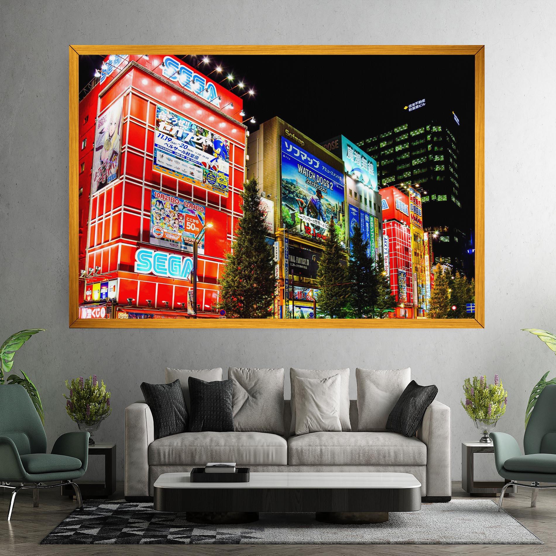 Leinwandbild Akihabara Night mockup 7