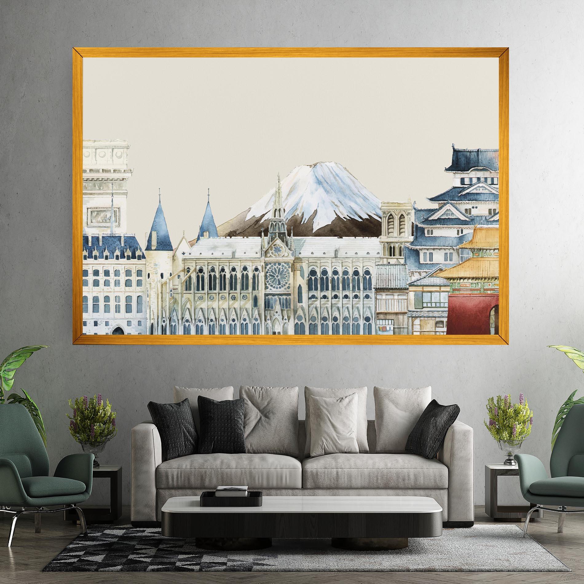 Leinwandbild City Mix mockup 7