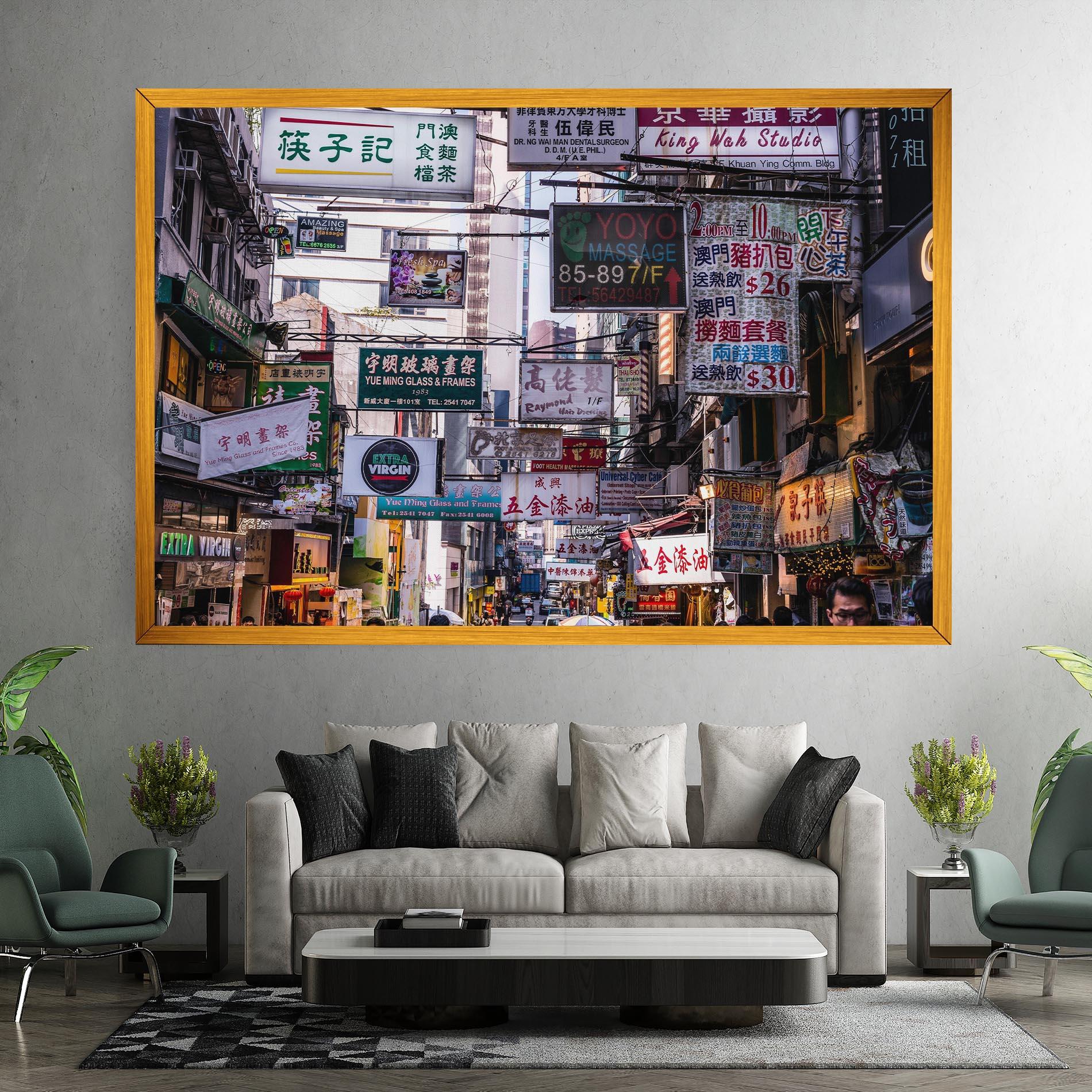 Leinwandbild Mong Kok mockup 7