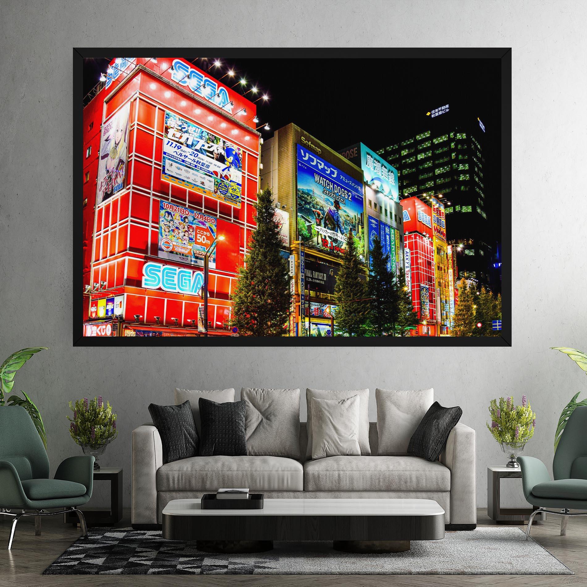 Leinwandbild Akihabara Night mockup 7