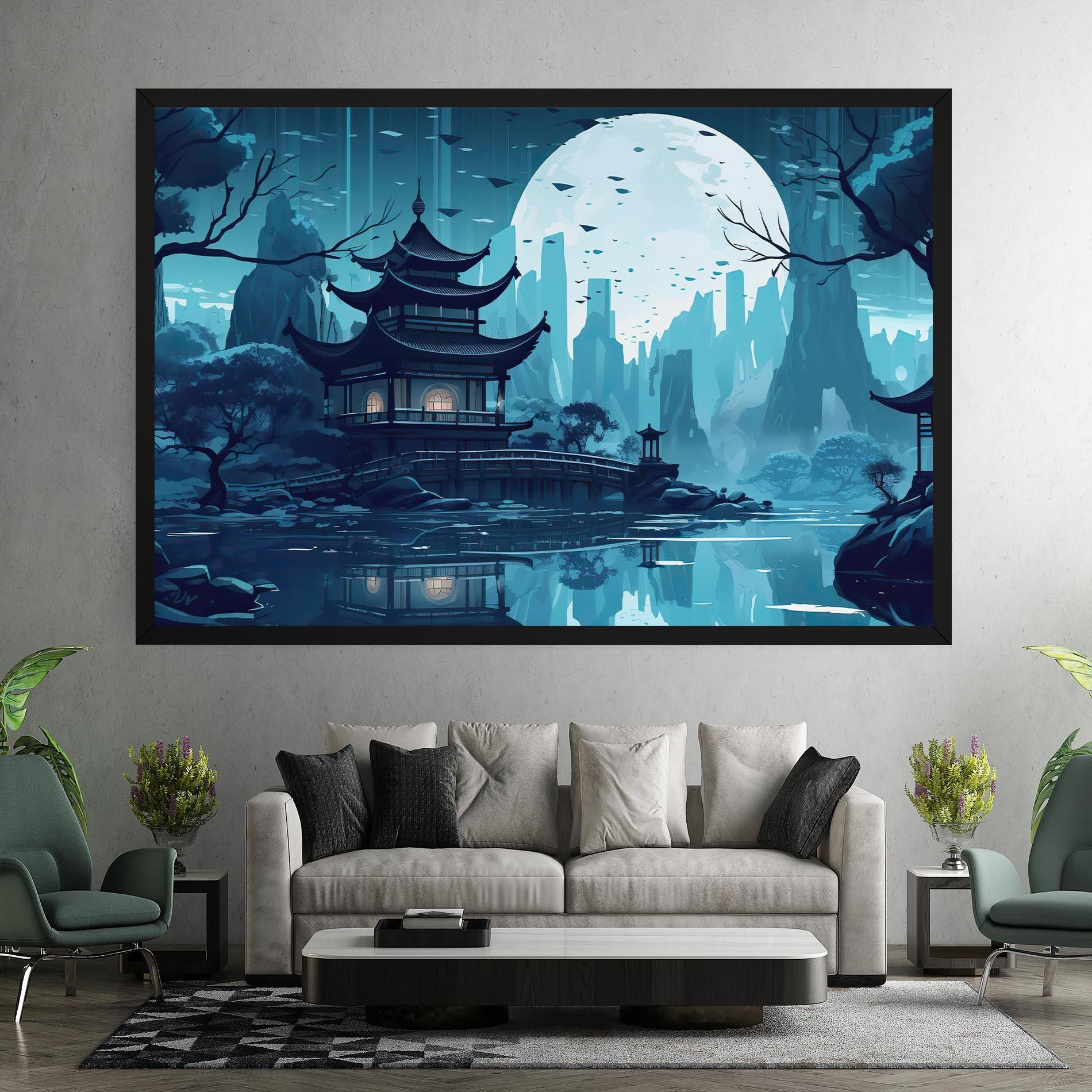 Leinwandbild Chinese Cartoon mockup 7