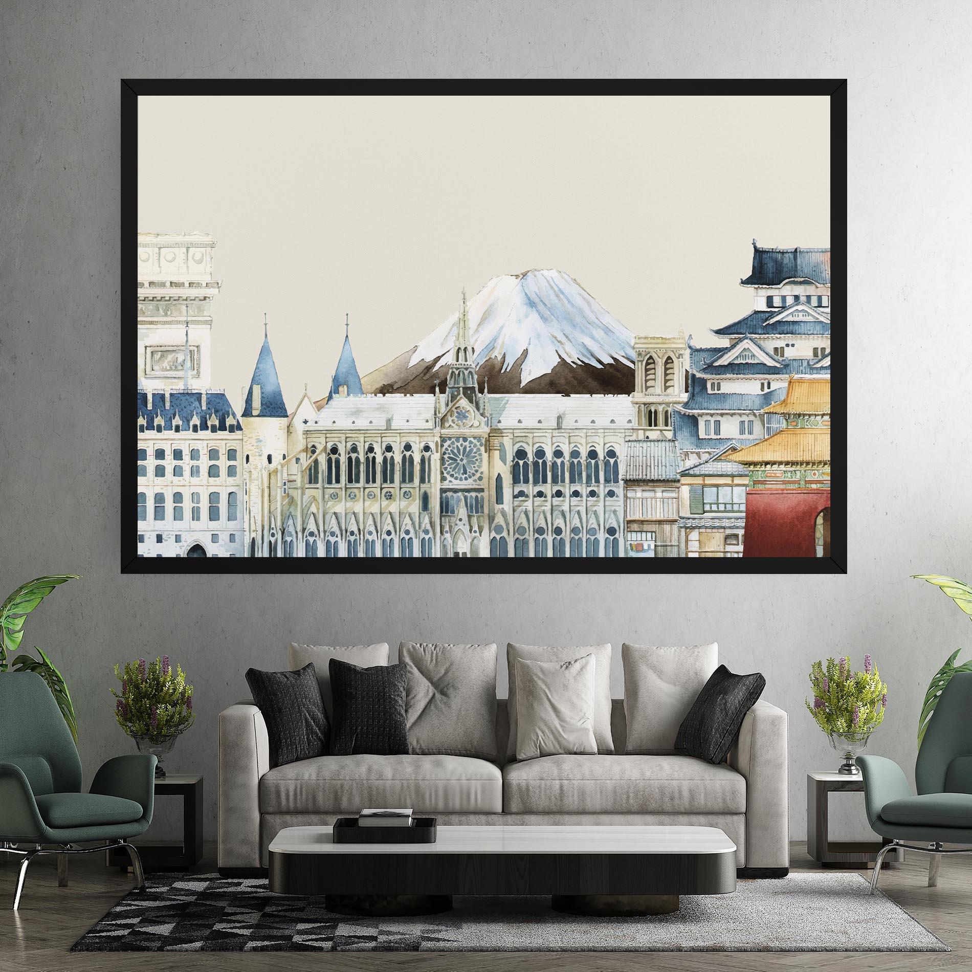 Leinwandbild City Mix mockup 7