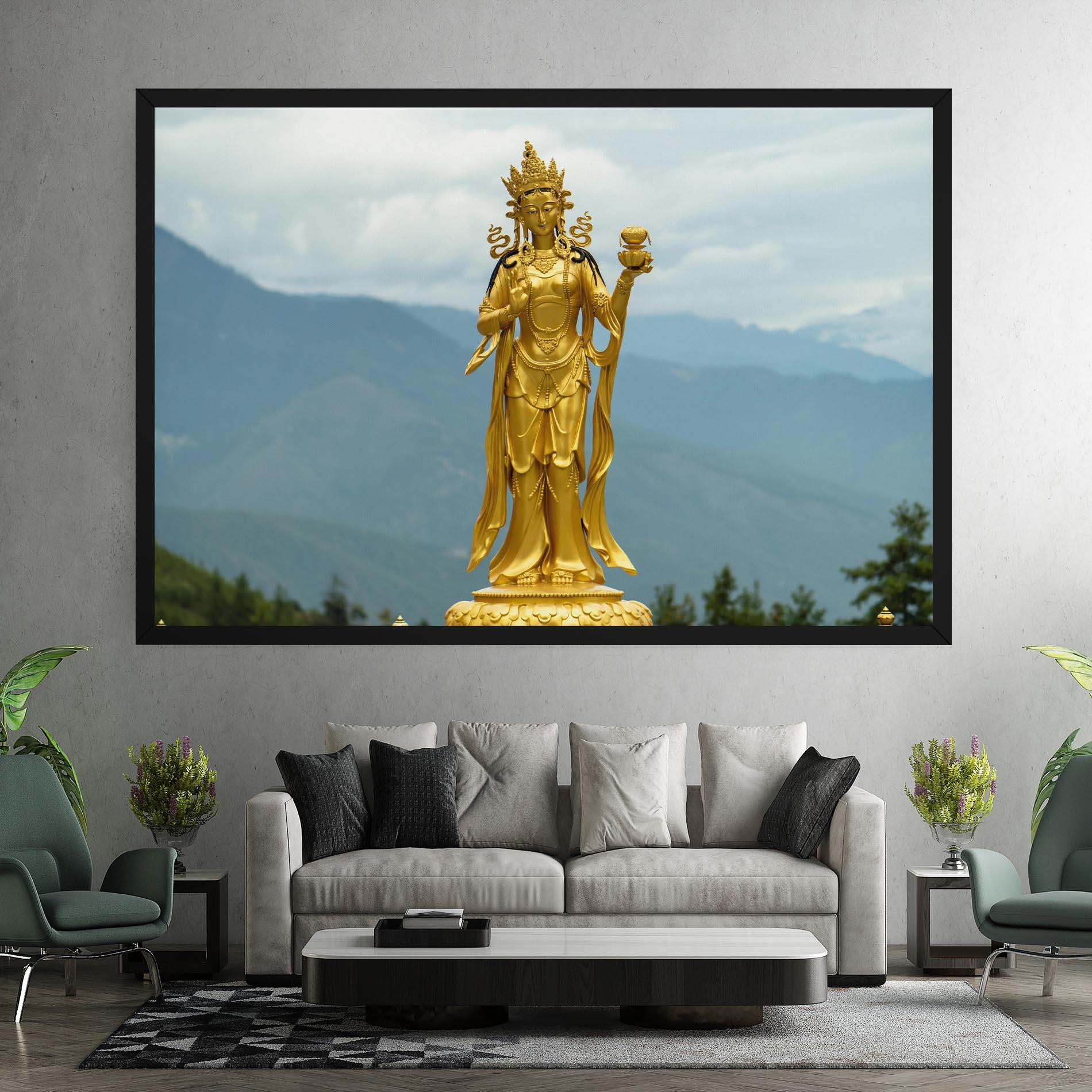 Leinwandbild Golden Tara mockup 7