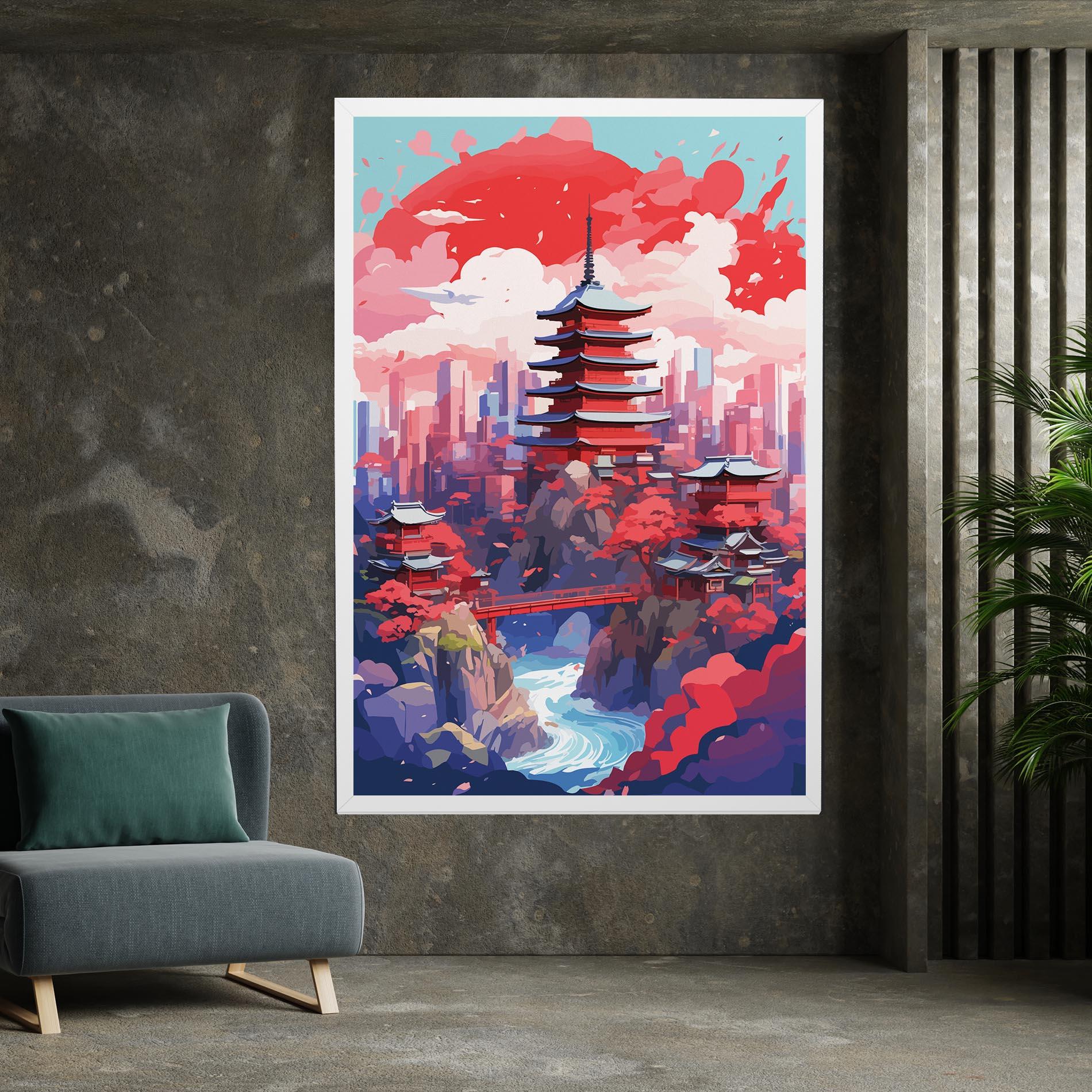 Leinwandbild City Style Art mockup 7