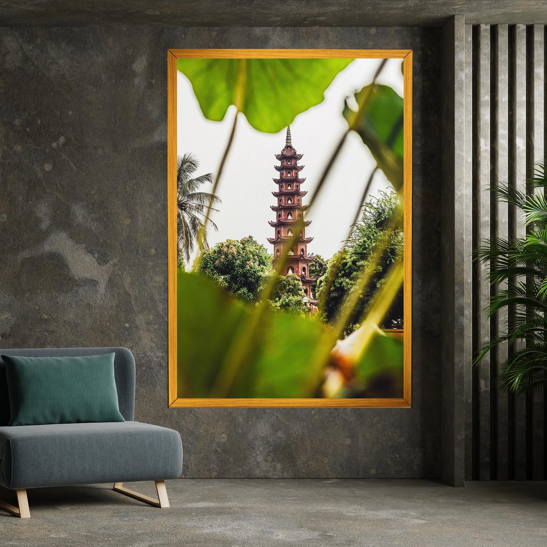 Leinwandbild Tran Quoc Pagoda mockup 7