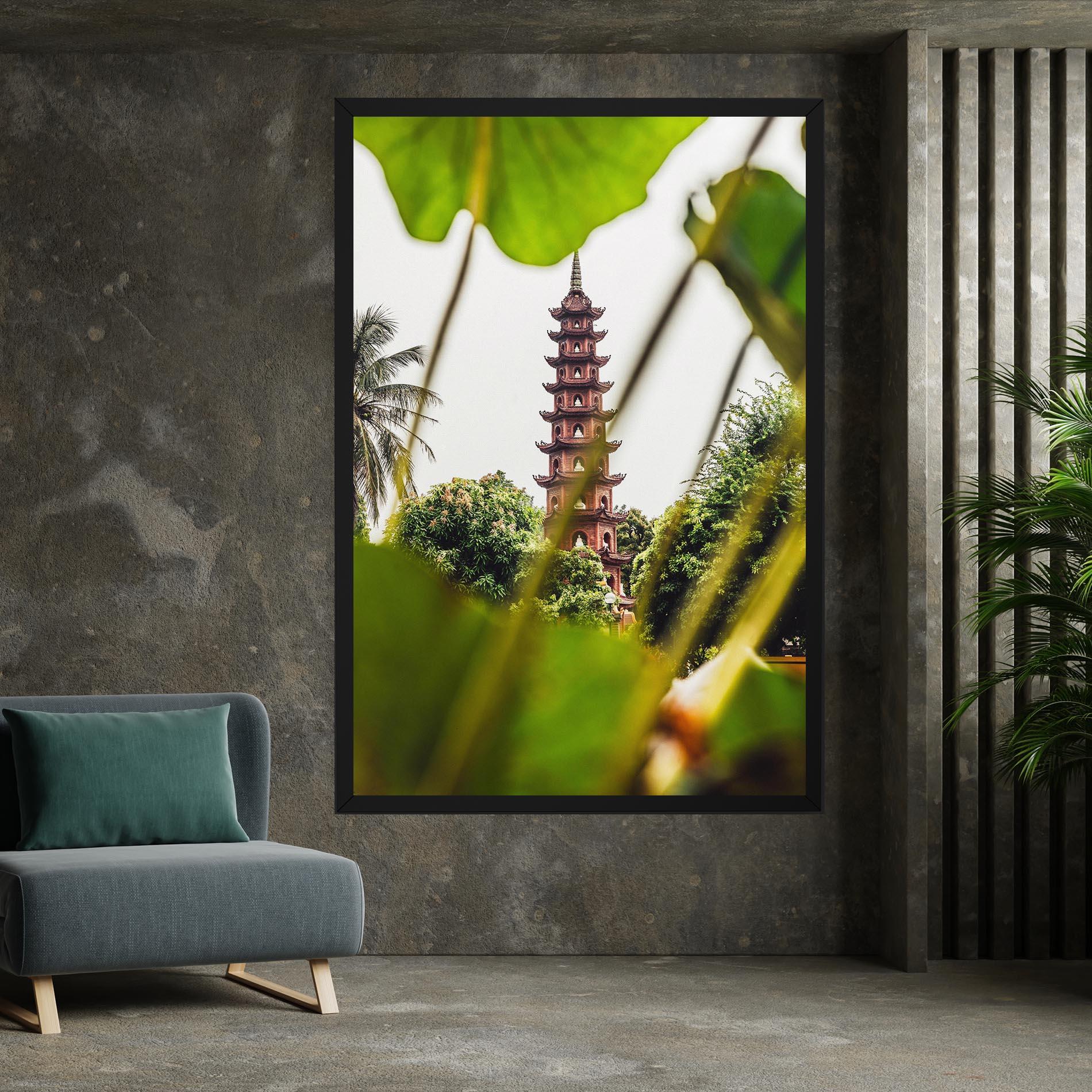 Leinwandbild Tran Quoc Pagoda mockup 7