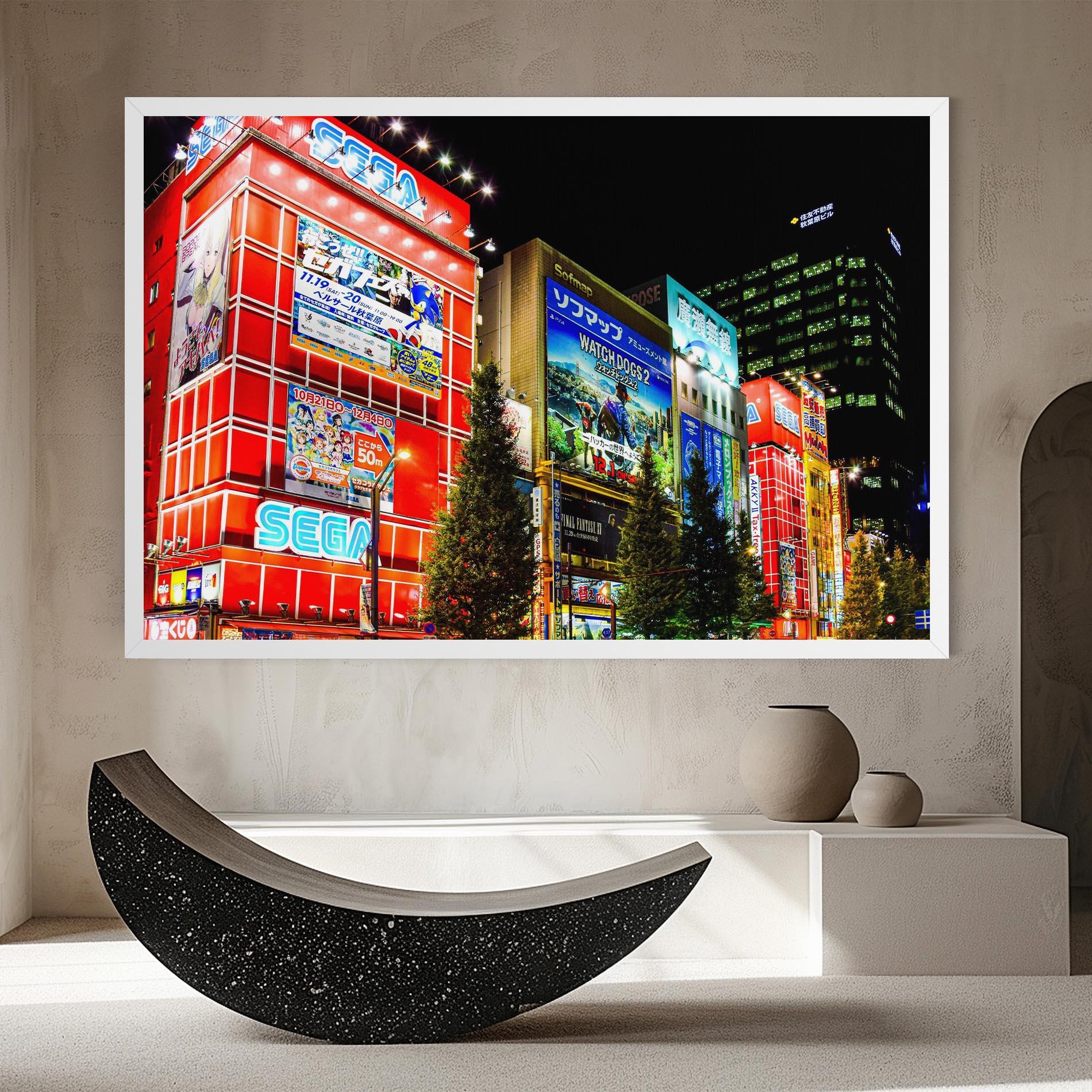 Leinwandbild Akihabara Night mockup 8