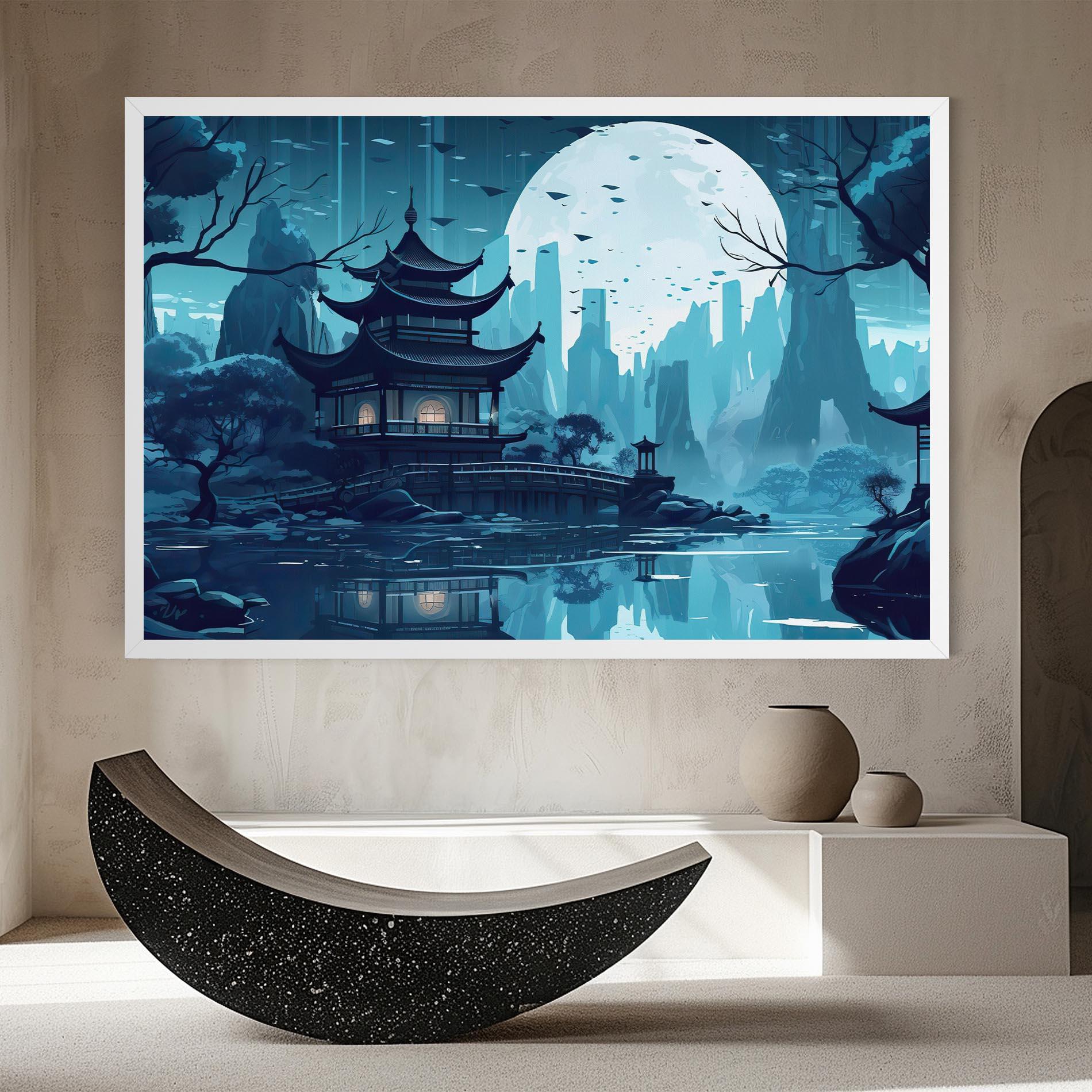 Leinwandbild Chinese Cartoon mockup 8