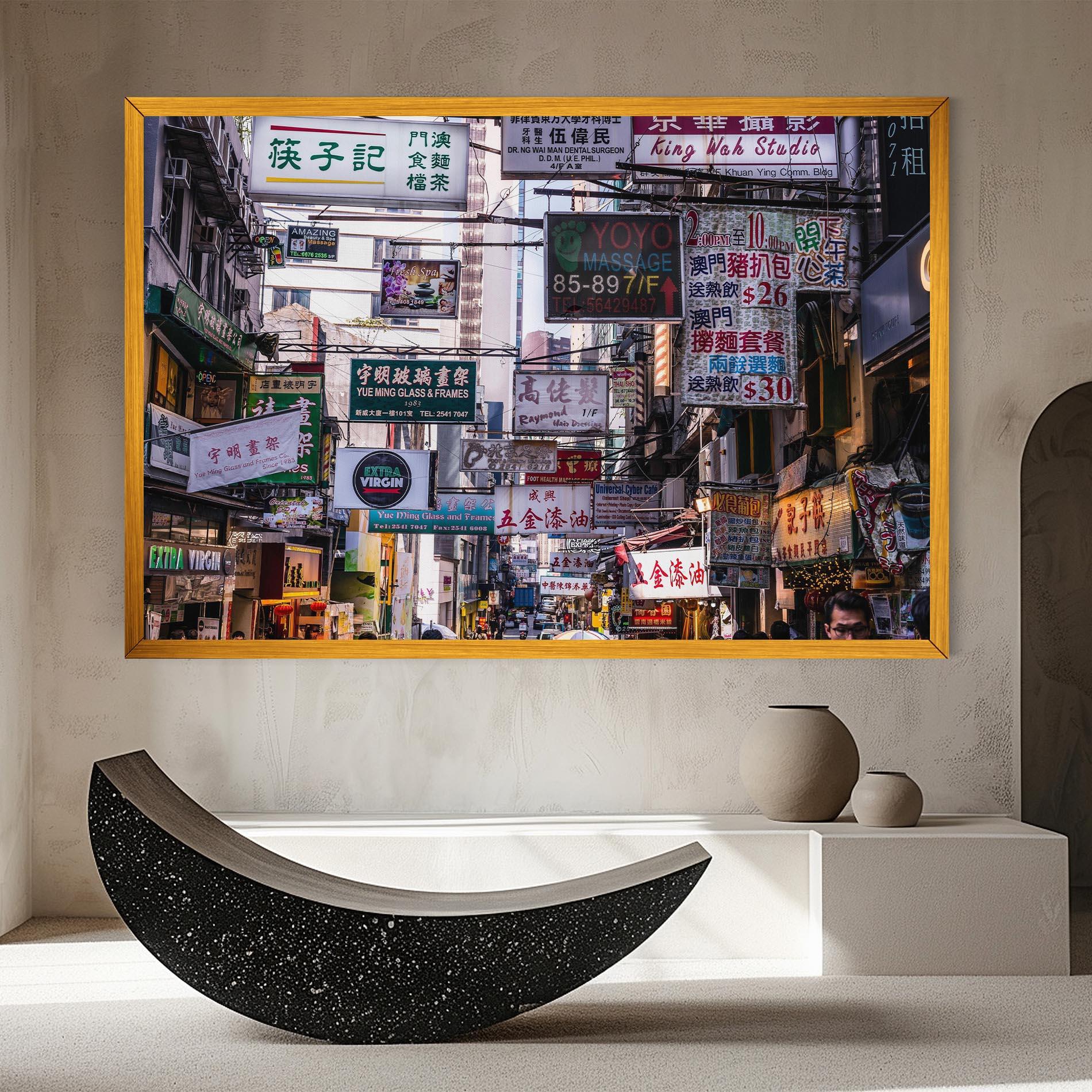 Leinwandbild Mong Kok mockup 8