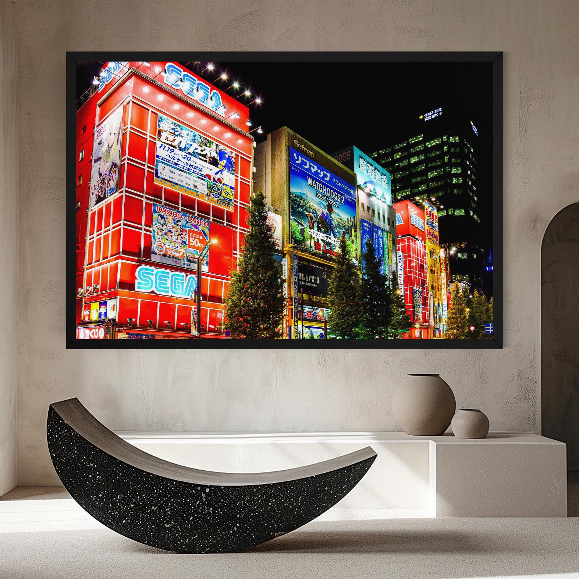 Leinwandbild Akihabara Night mockup 8
