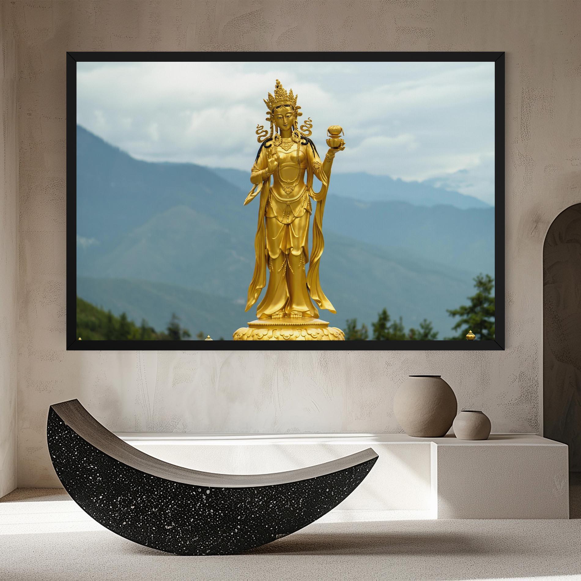 Leinwandbild Golden Tara mockup 8