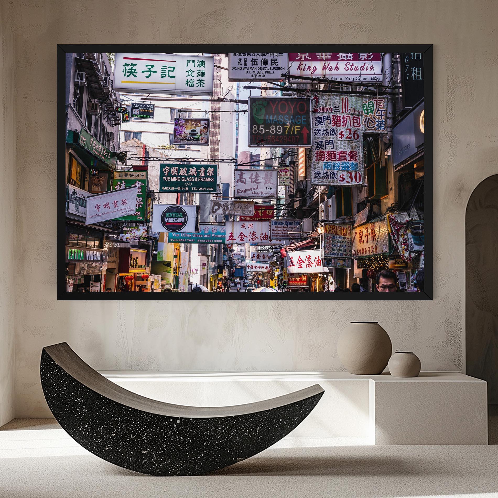 Leinwandbild Mong Kok mockup 8