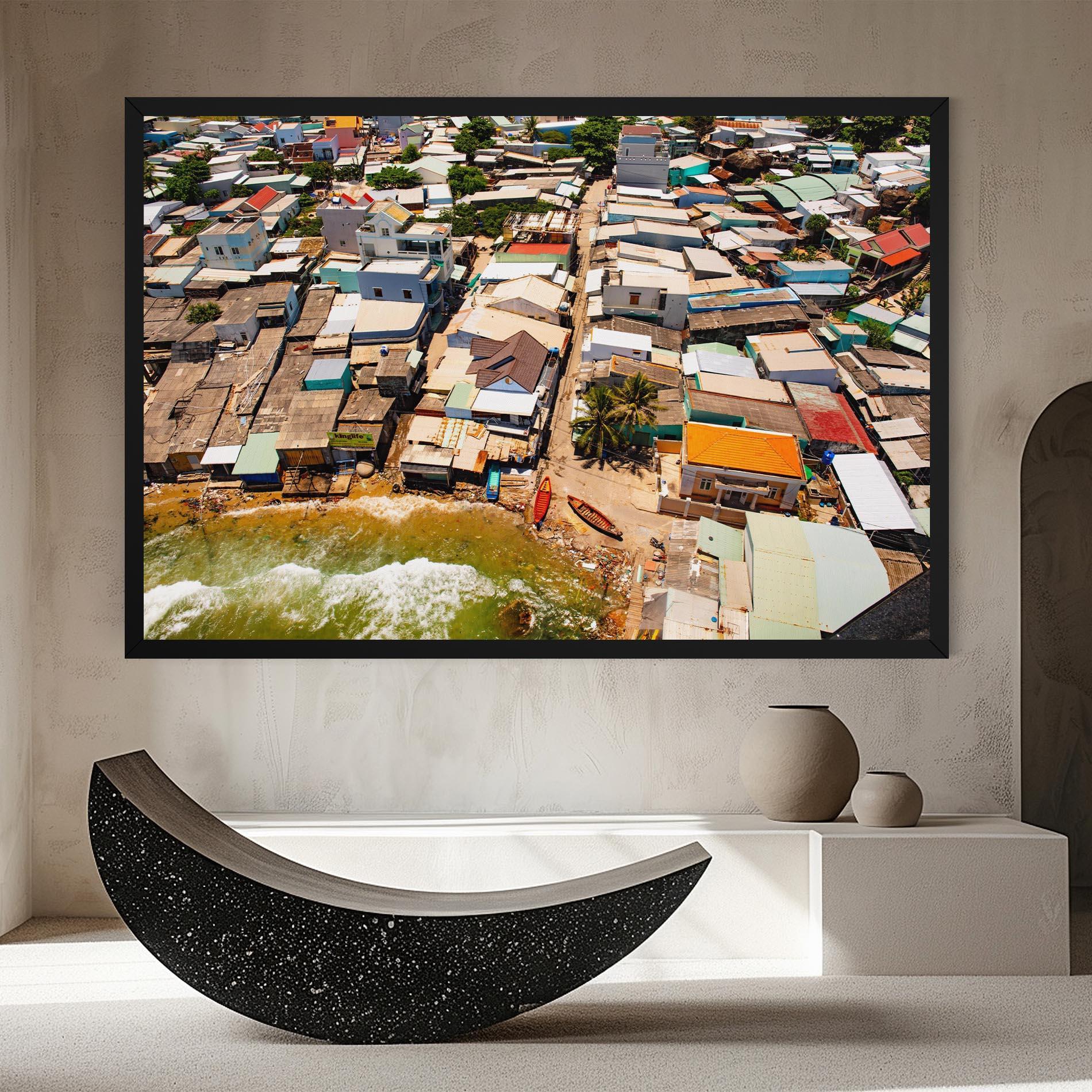 Leinwandbild Vietnam Slums mockup 8