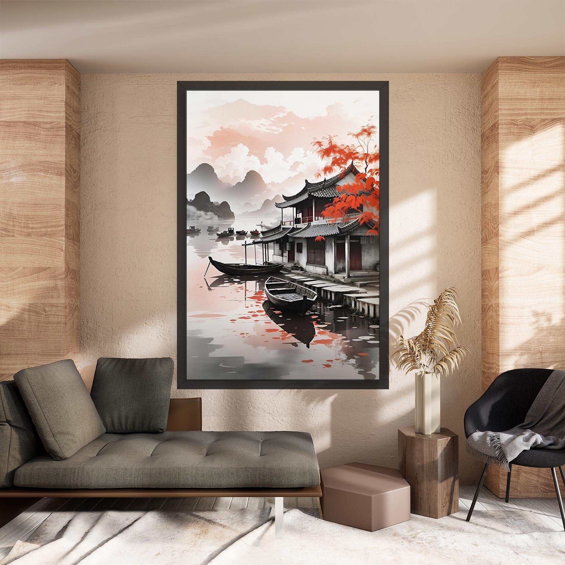 Leinwandbild Architecture Reflections mockup 8