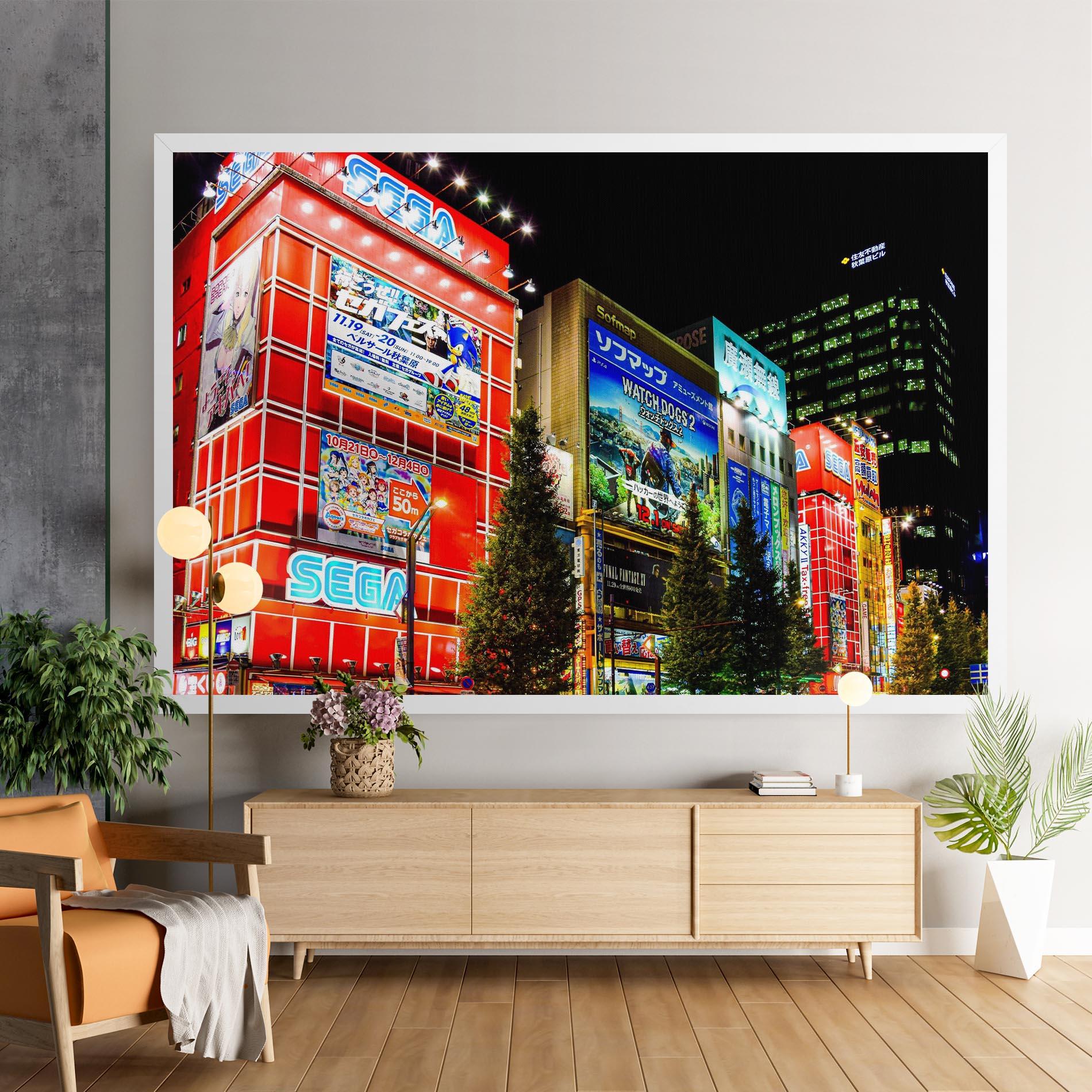 Leinwandbild Akihabara Night mockup 9