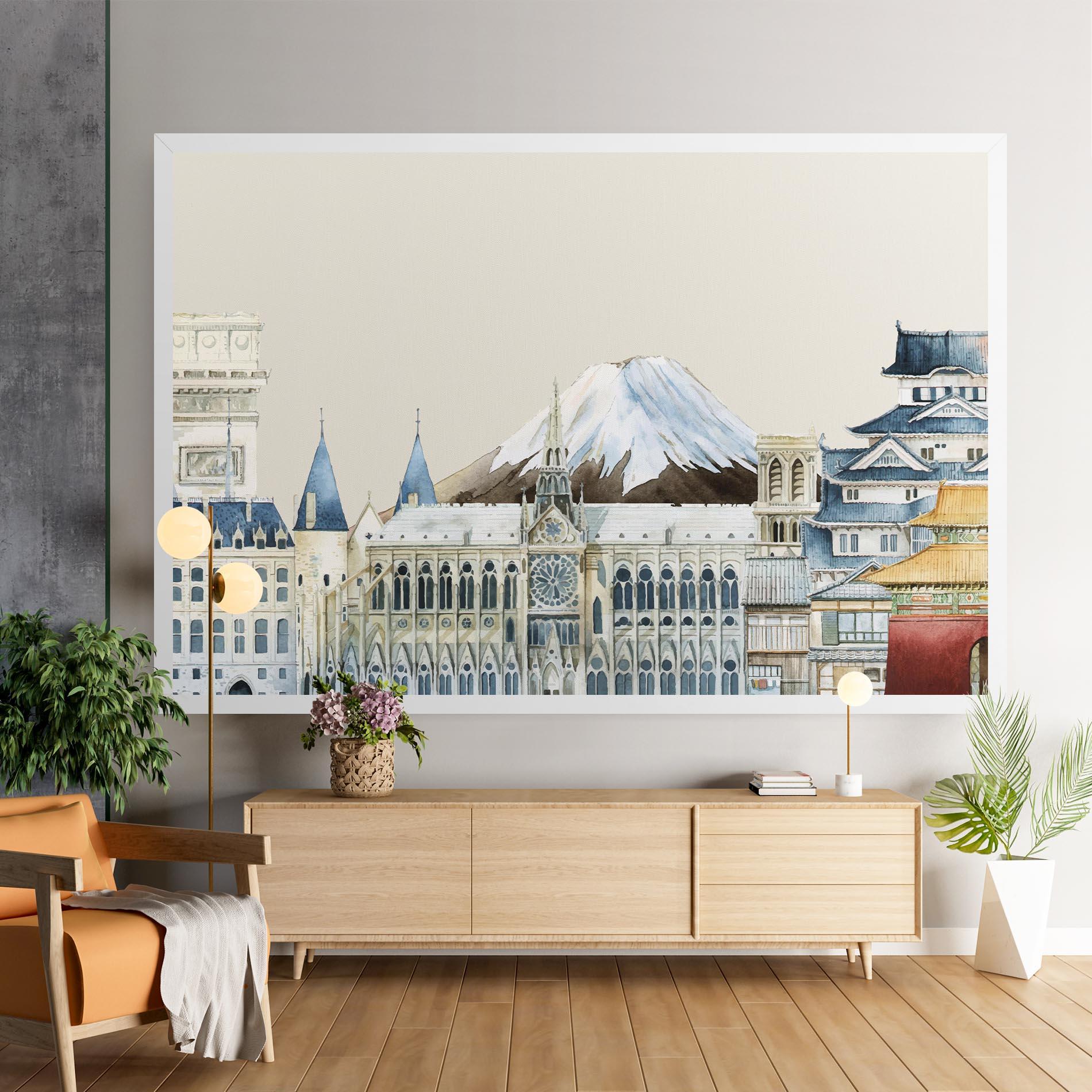 Leinwandbild City Mix mockup 9