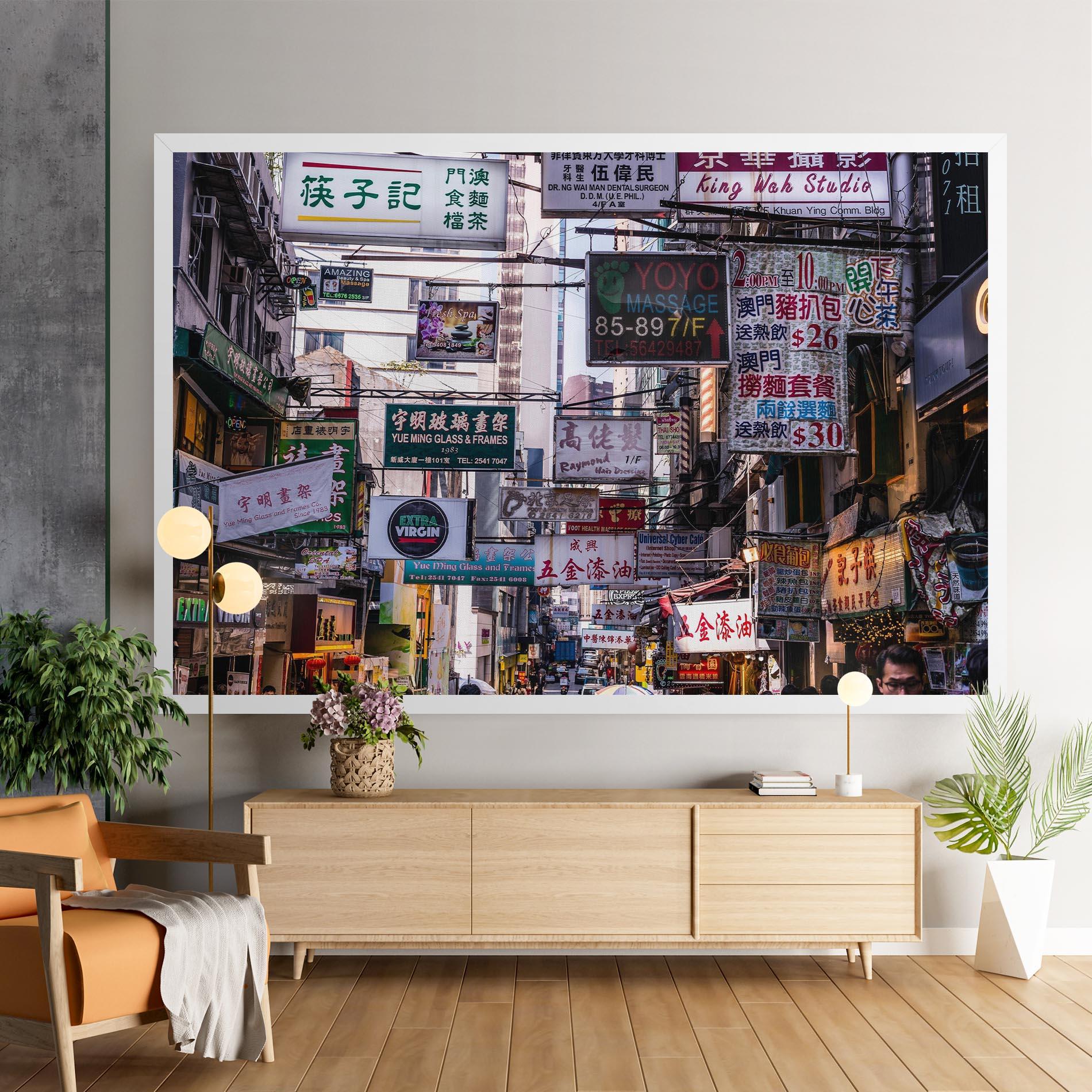 Leinwandbild Mong Kok mockup 9