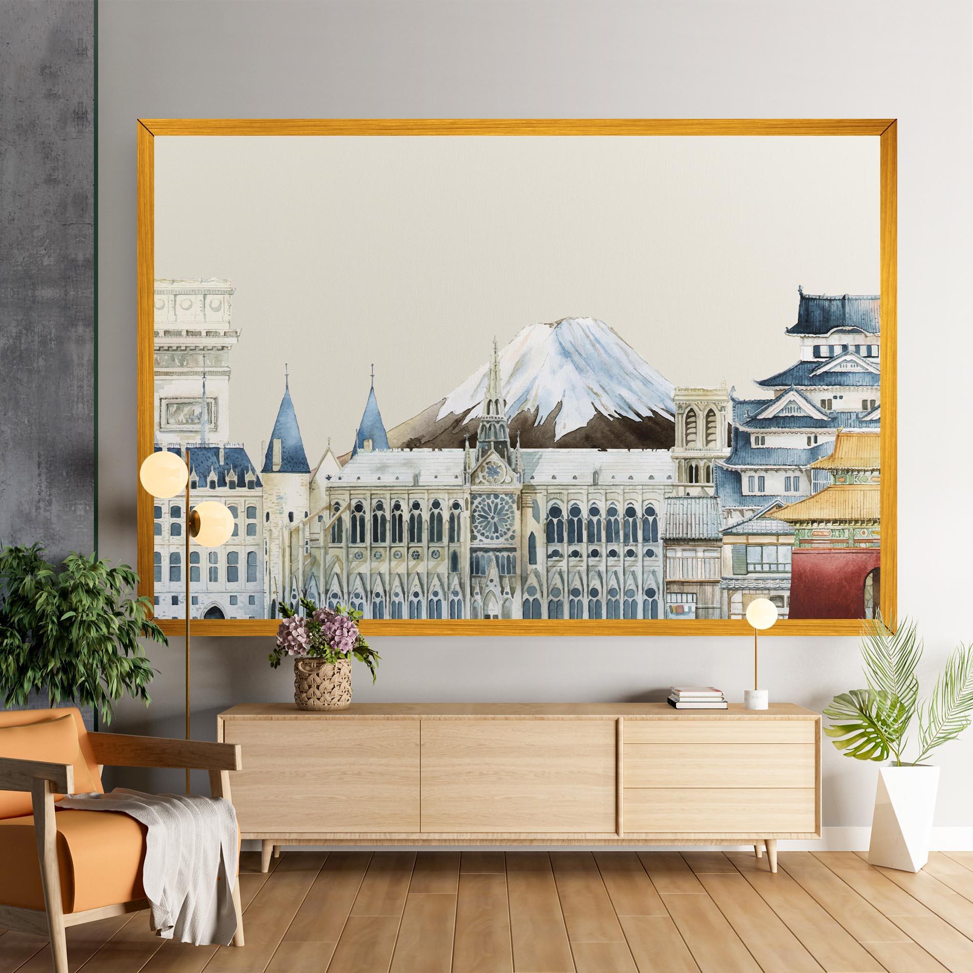 Leinwandbild City Mix mockup 9