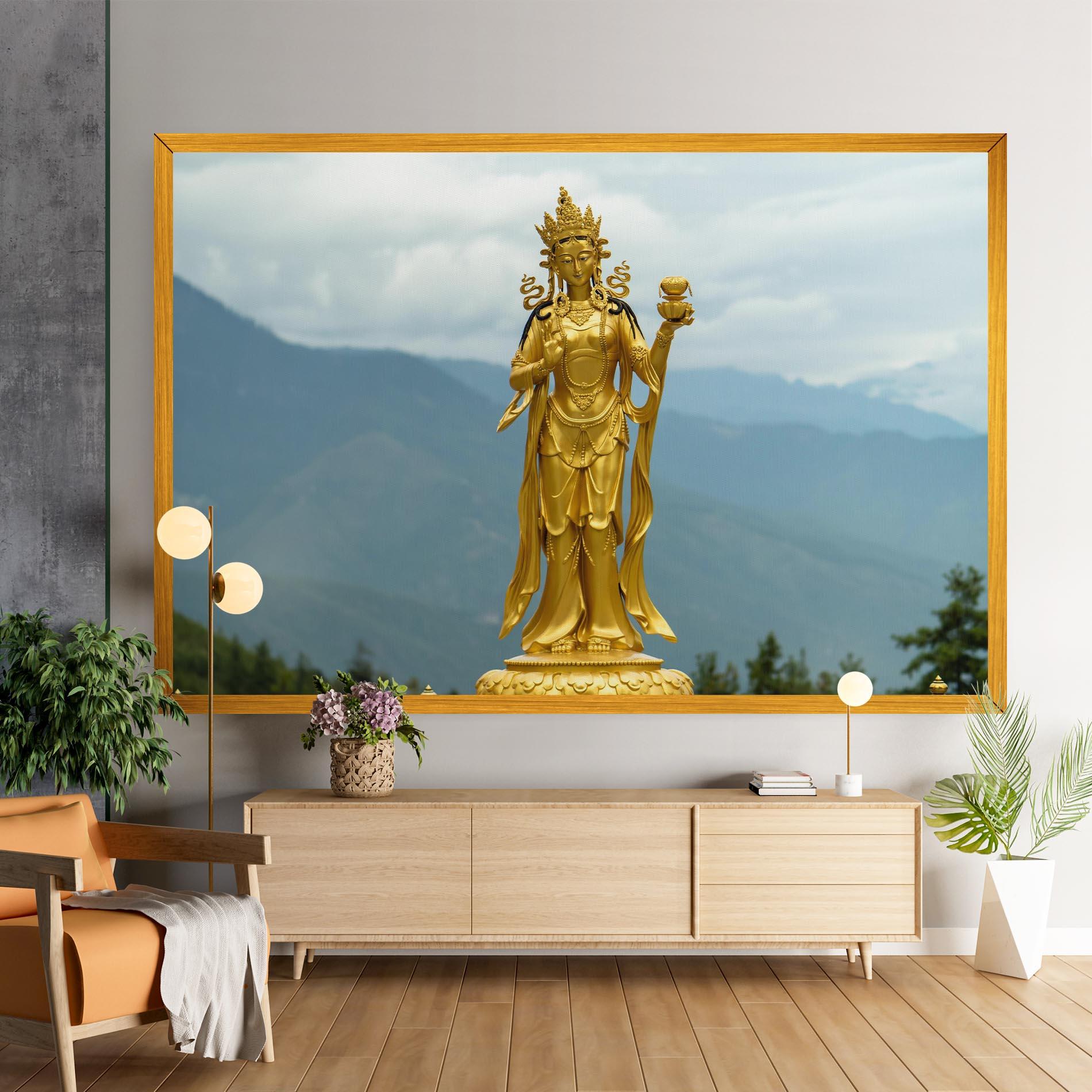 Leinwandbild Golden Tara mockup 9