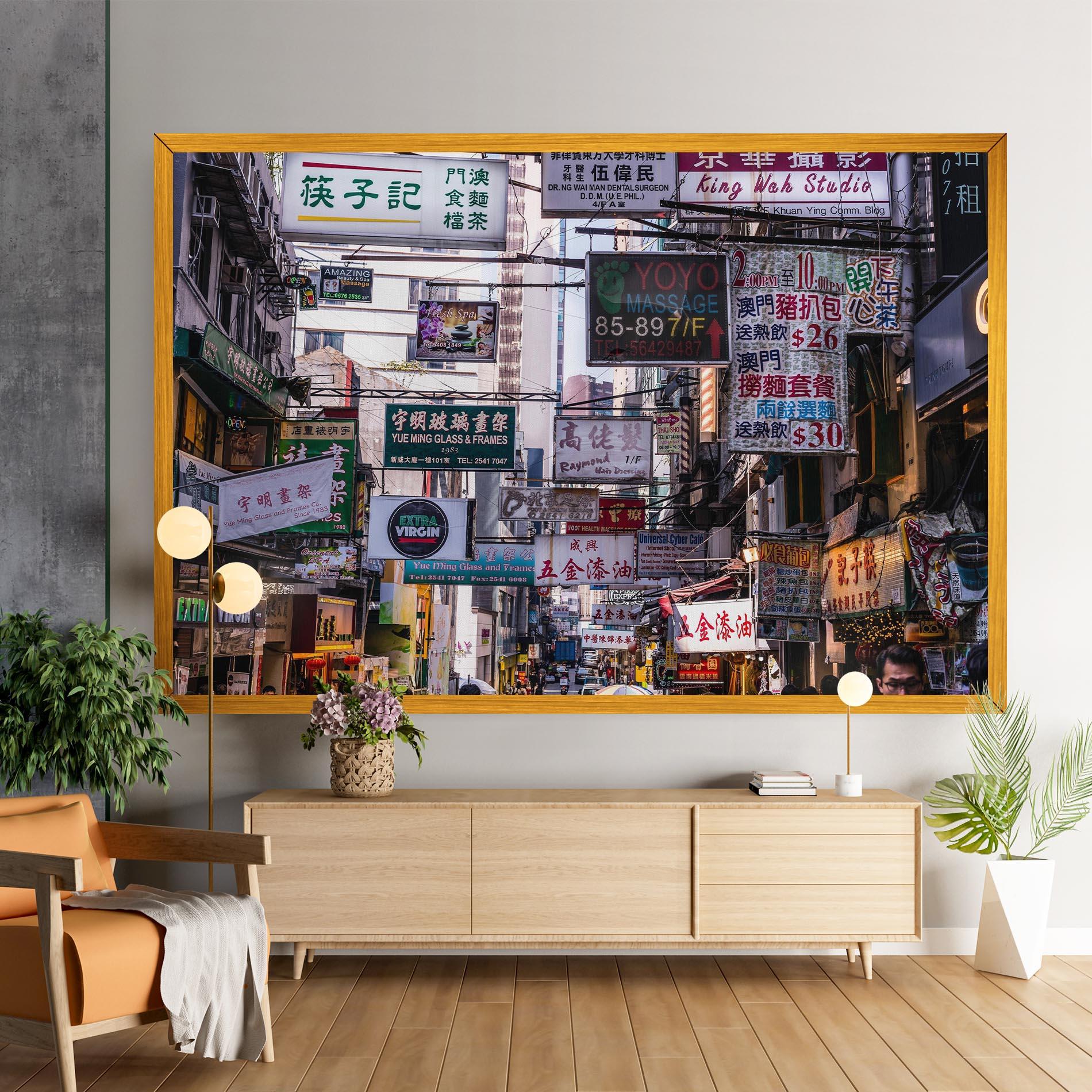 Leinwandbild Mong Kok mockup 9