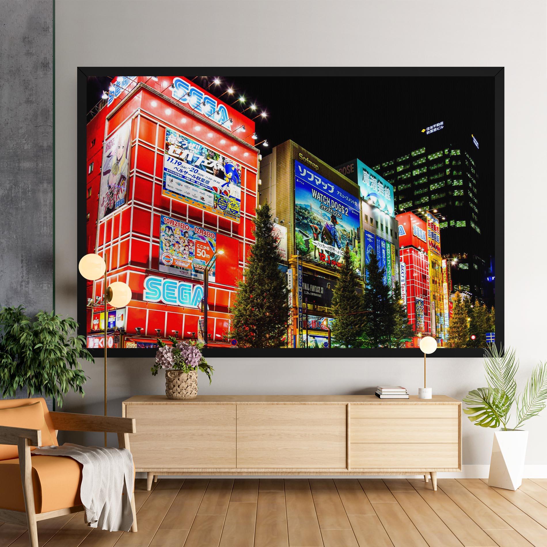 Leinwandbild Akihabara Night mockup 9
