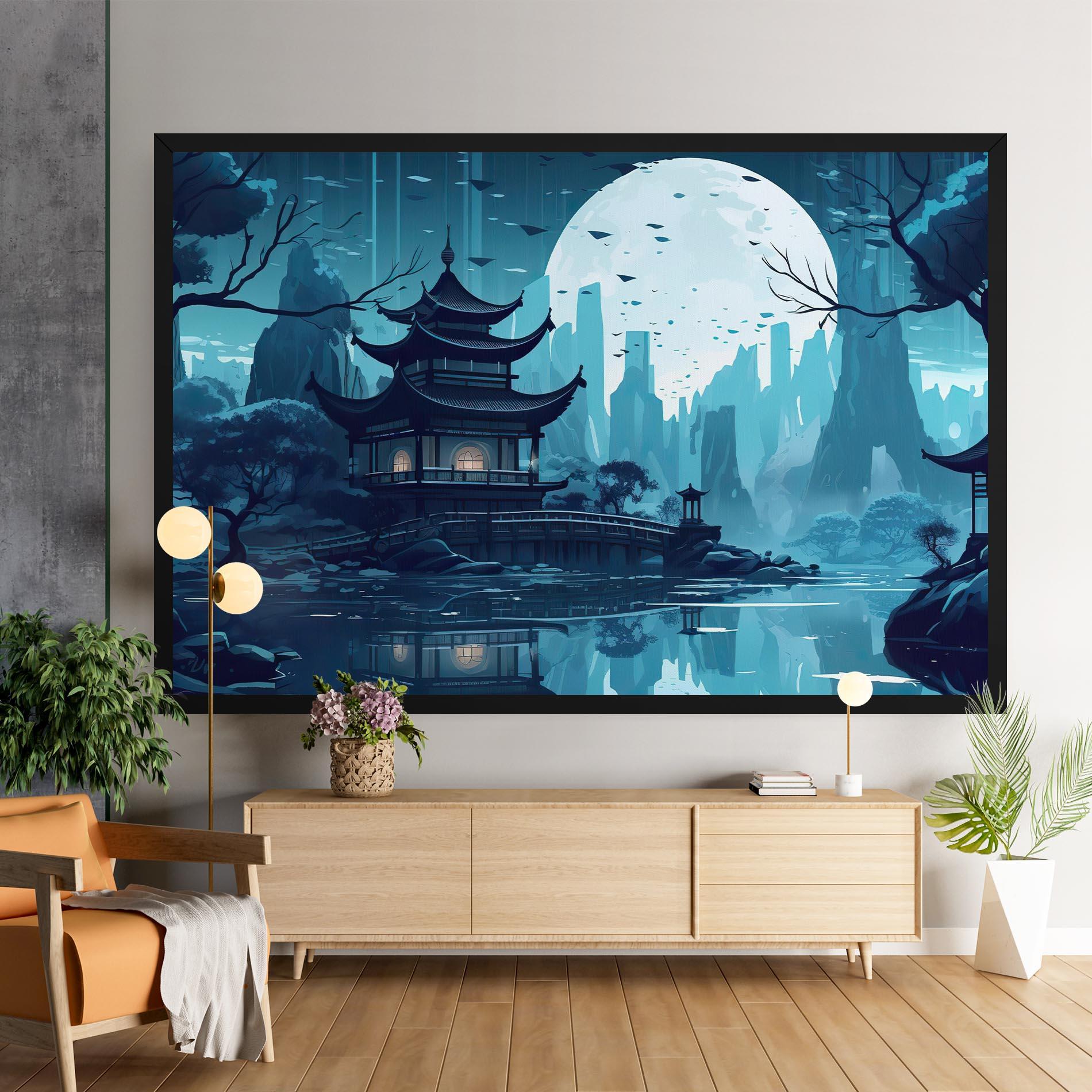 Leinwandbild Chinese Cartoon mockup 9